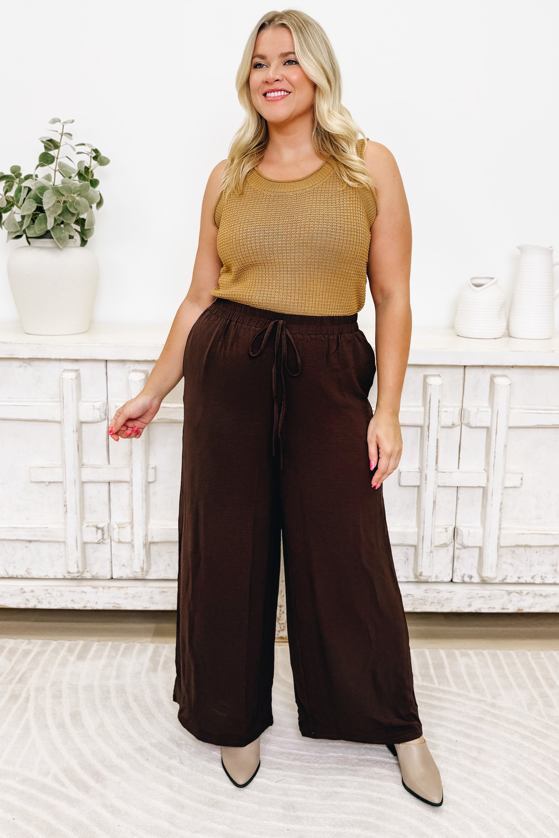 Coastal Rise Wide Leg Pants - 3 Colors!
