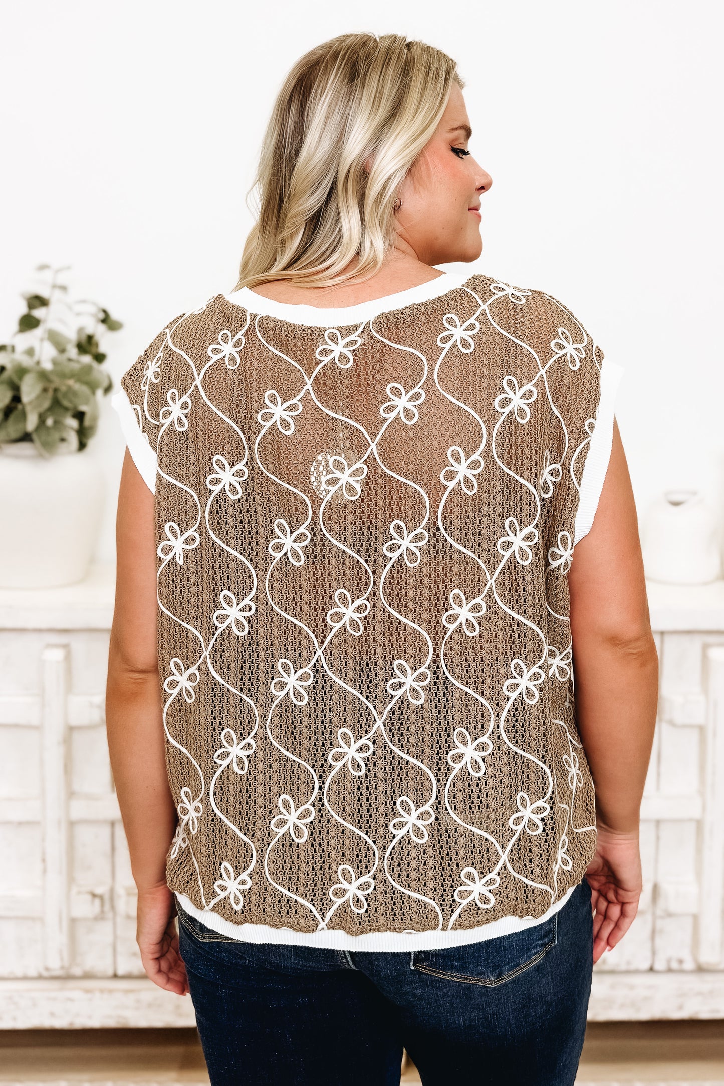 Fresh As A Daisy Jersey Vest - 2 Colors!
