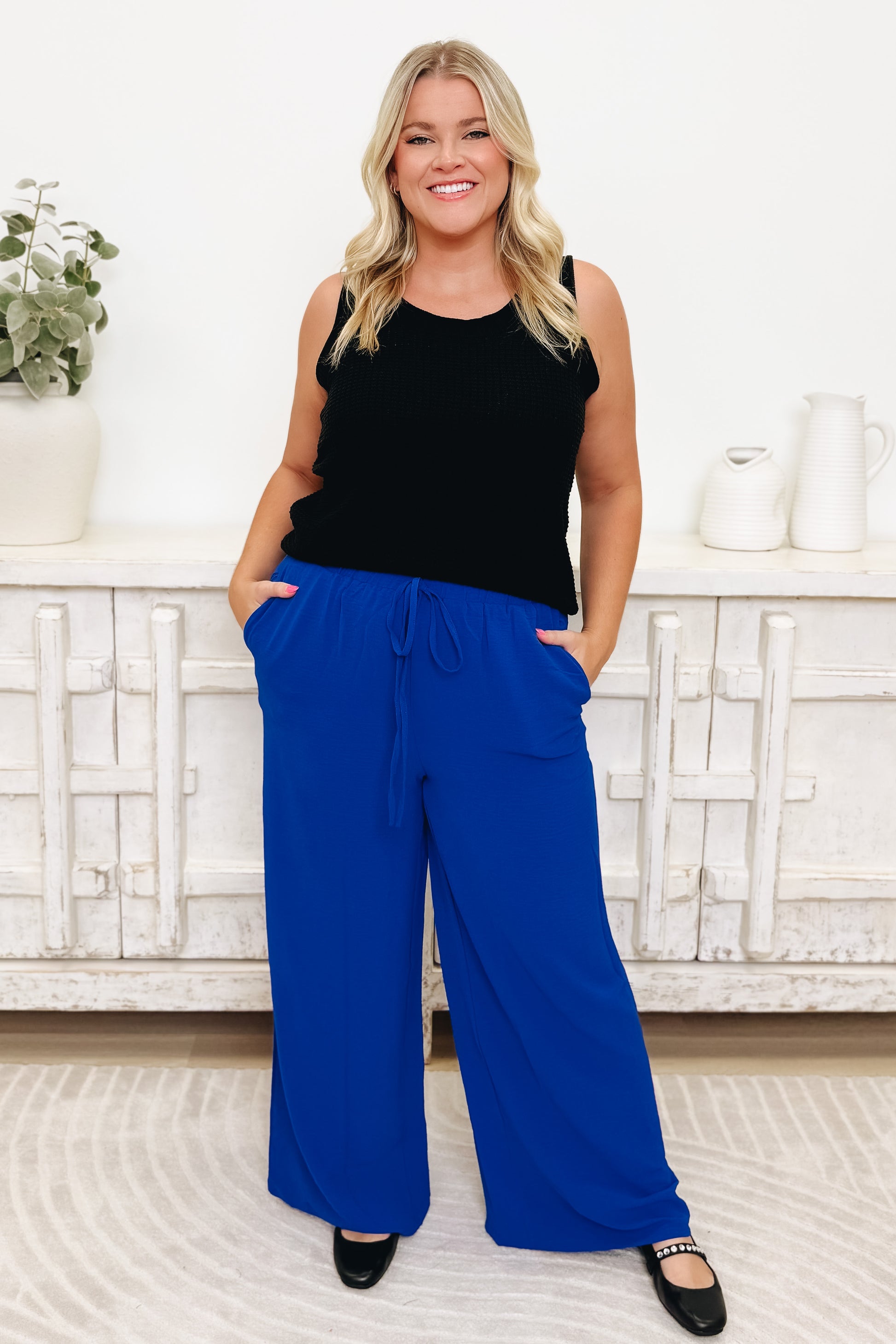 Coastal Rise Wide Leg Pants - 3 Colors!