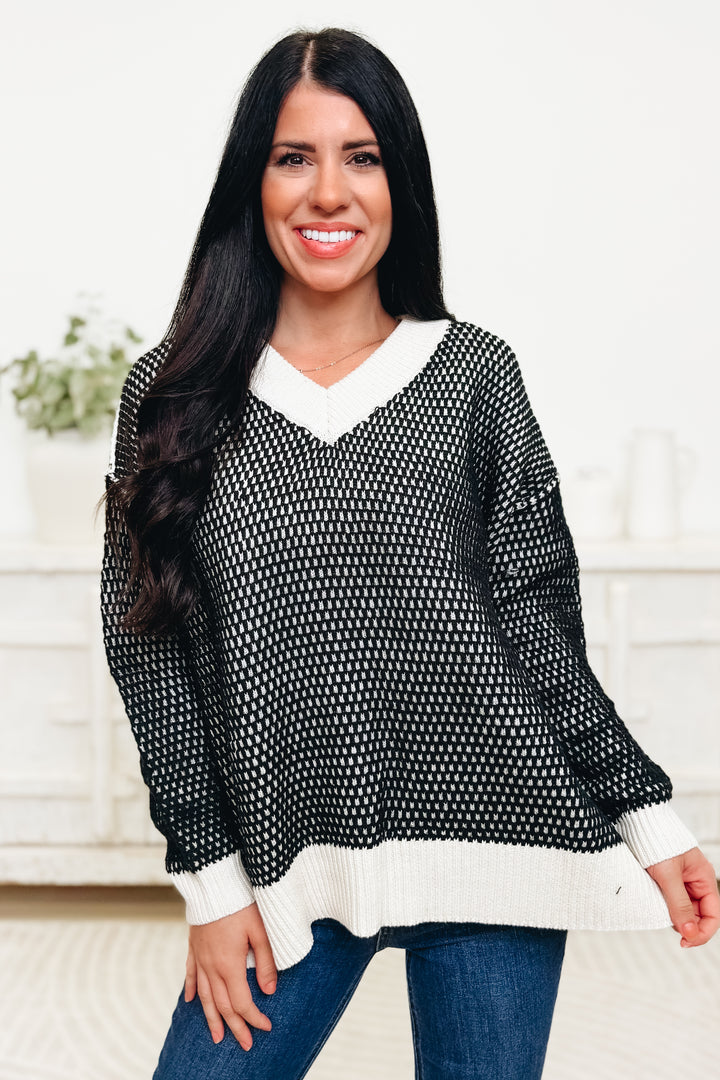 The Beehive Babe Honeycomb Sweater