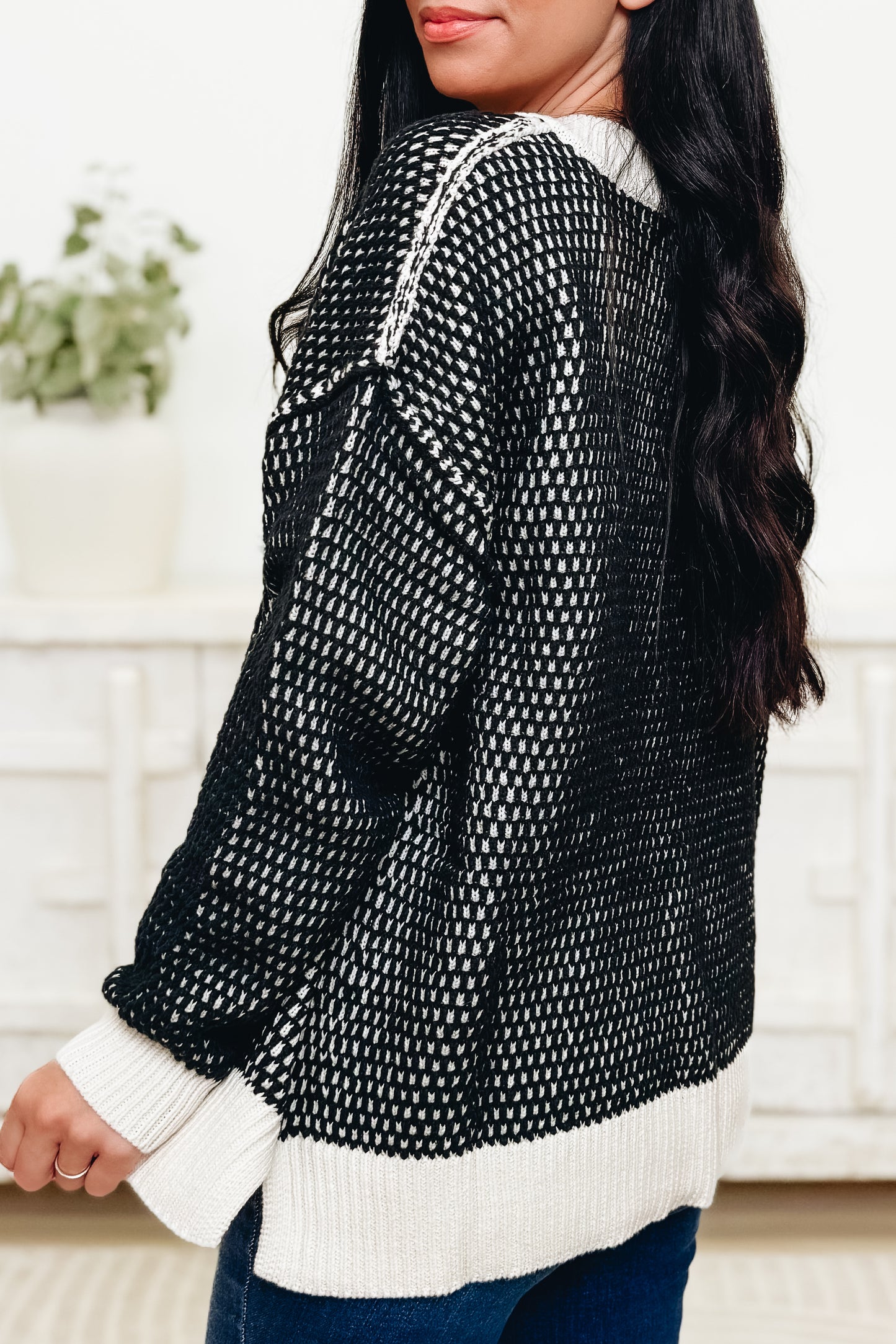 The Beehive Babe Honeycomb Sweater