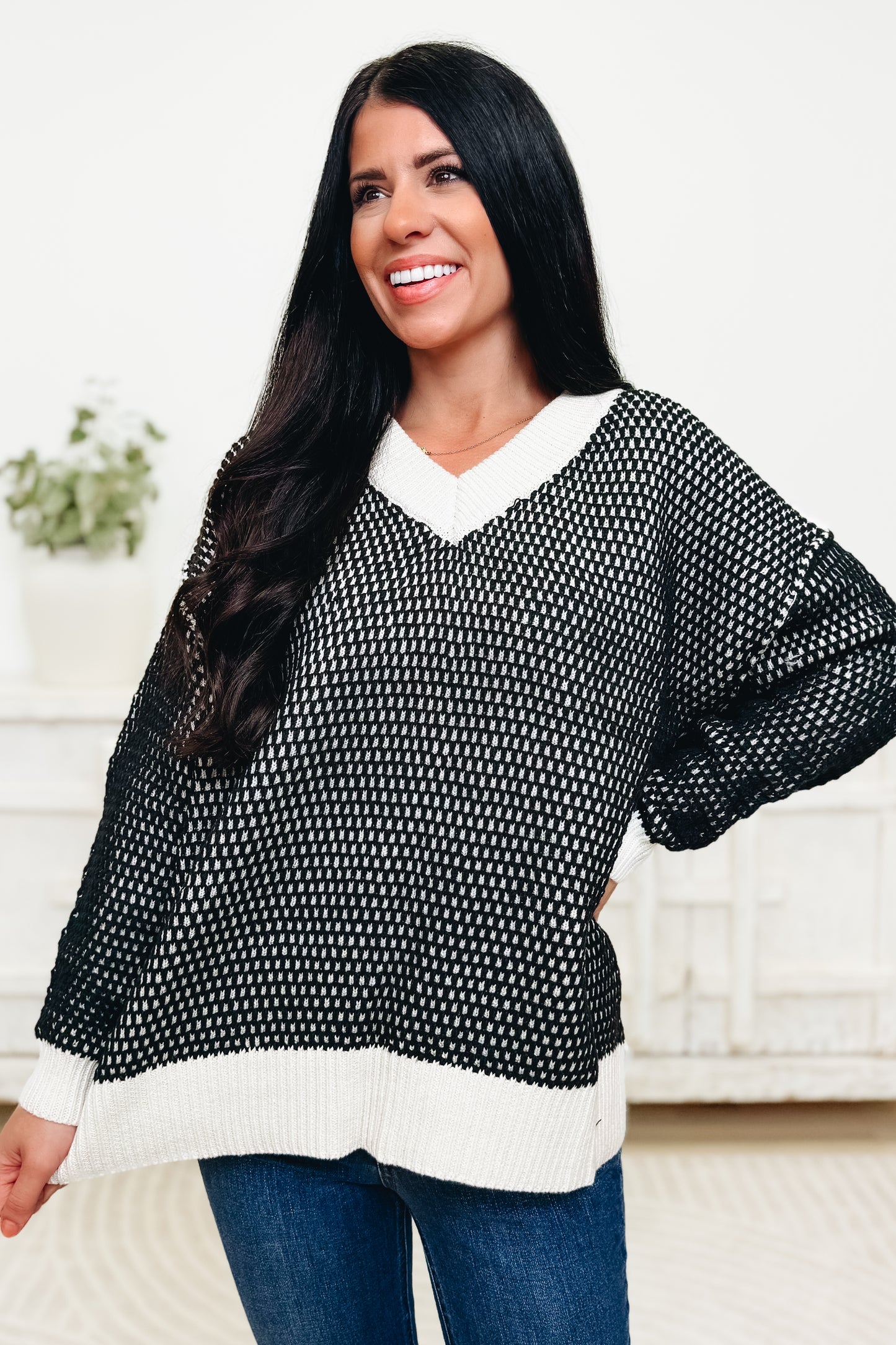 The Beehive Babe Honeycomb Sweater