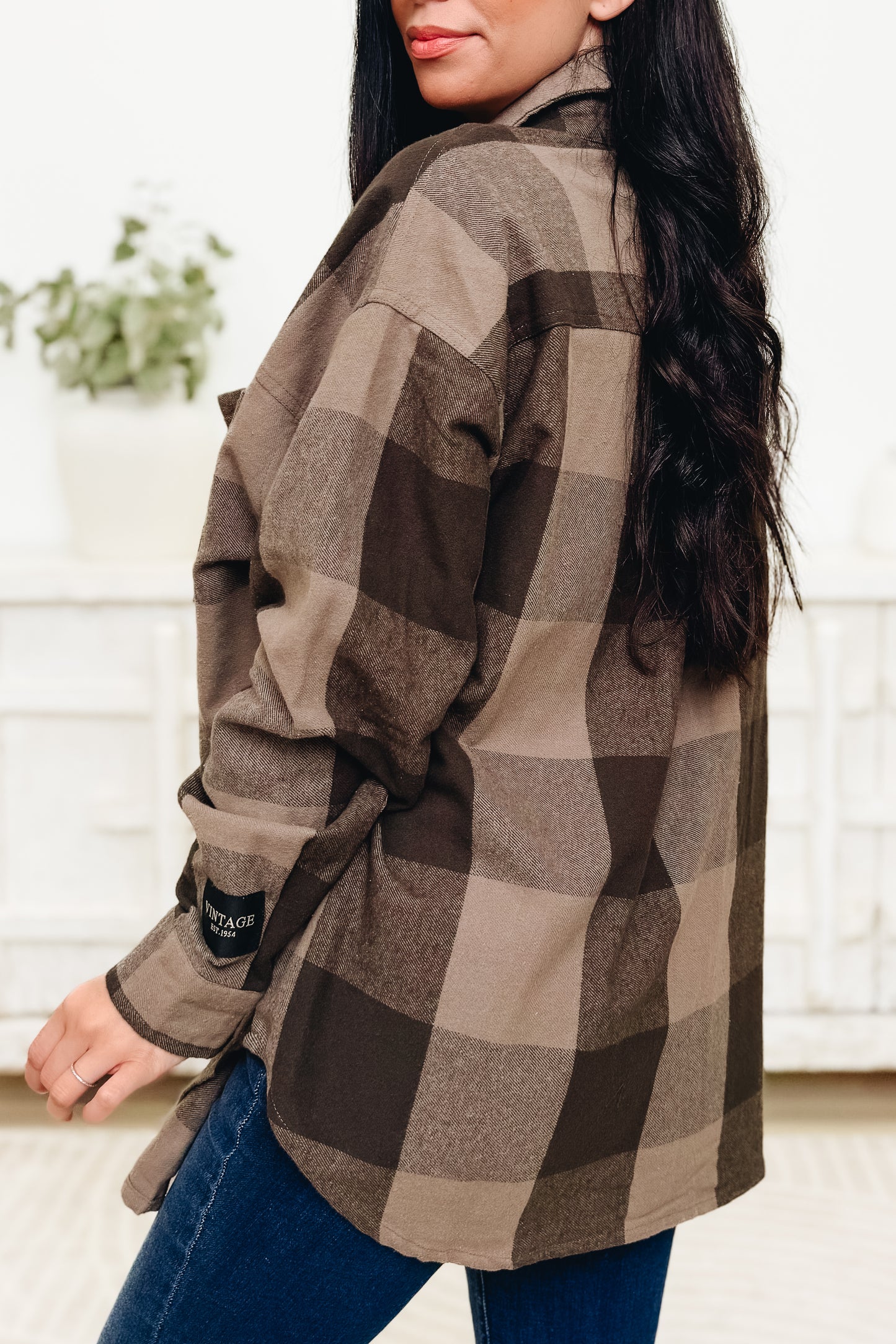 Mad For Plaid Button Down Top