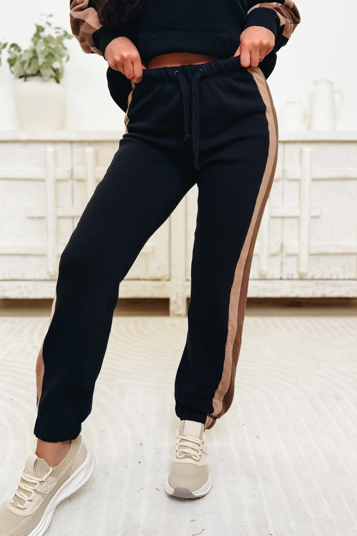 Glide & Go Fleece Joggers - Black Neutral