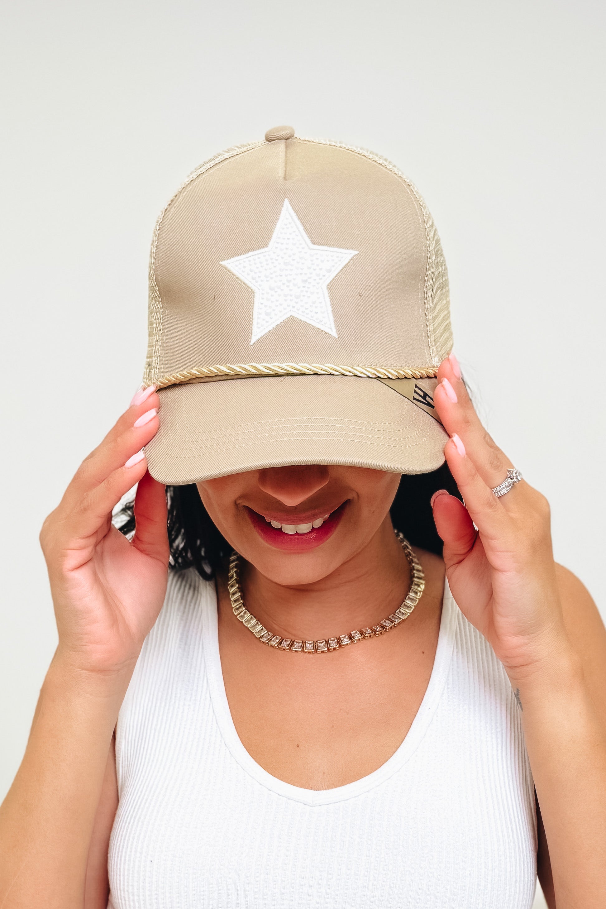 Vintage Havana Legend Hat - Beige Pearl