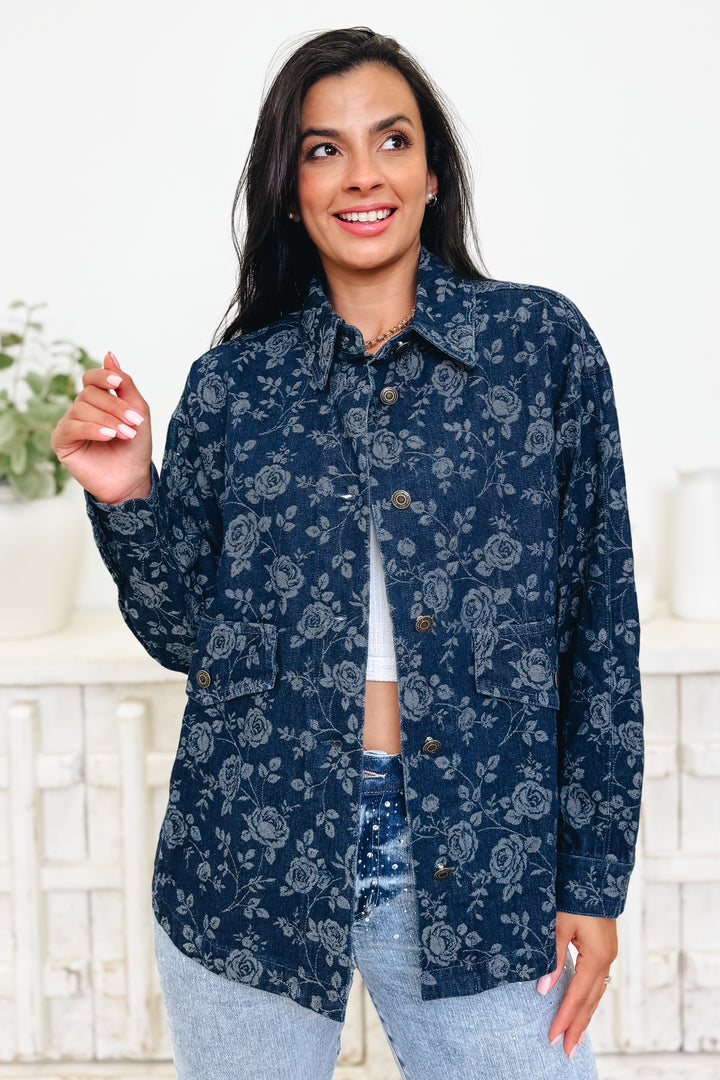 Roses Are Red Floral Shacket - 2 Colors!