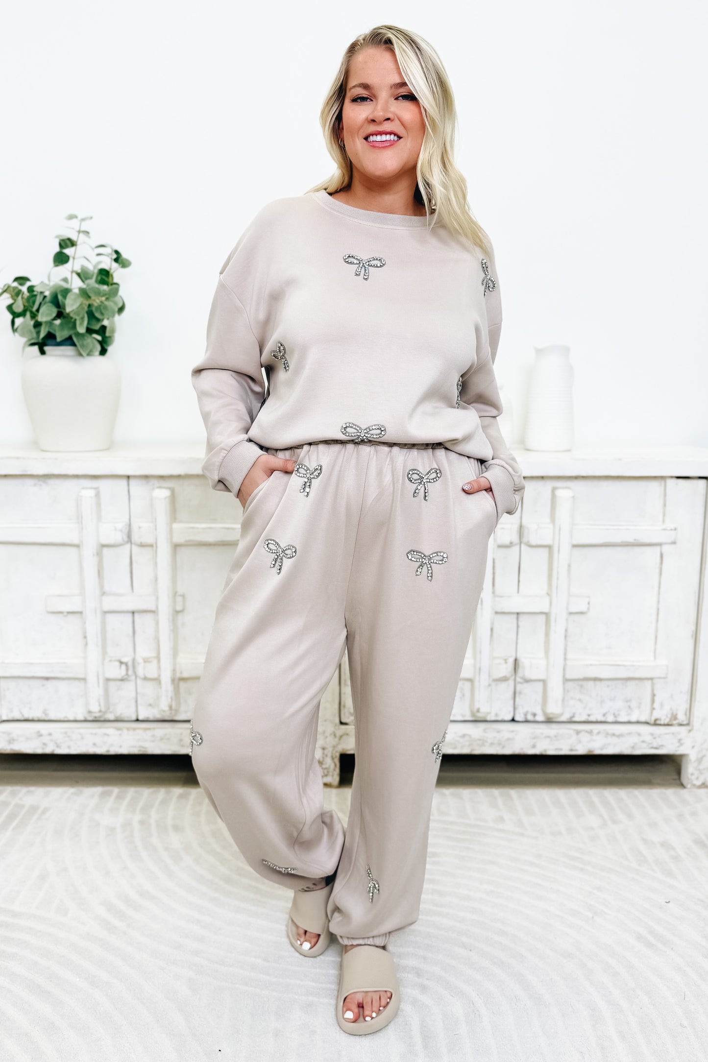 All Tied Up Pants Set- 3 Colors!