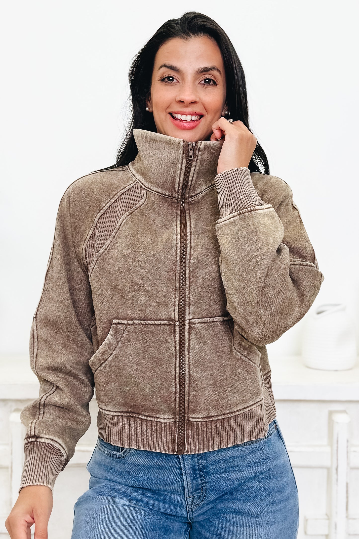 The Lou Zip Up Sweatshirt - 11 Colors!