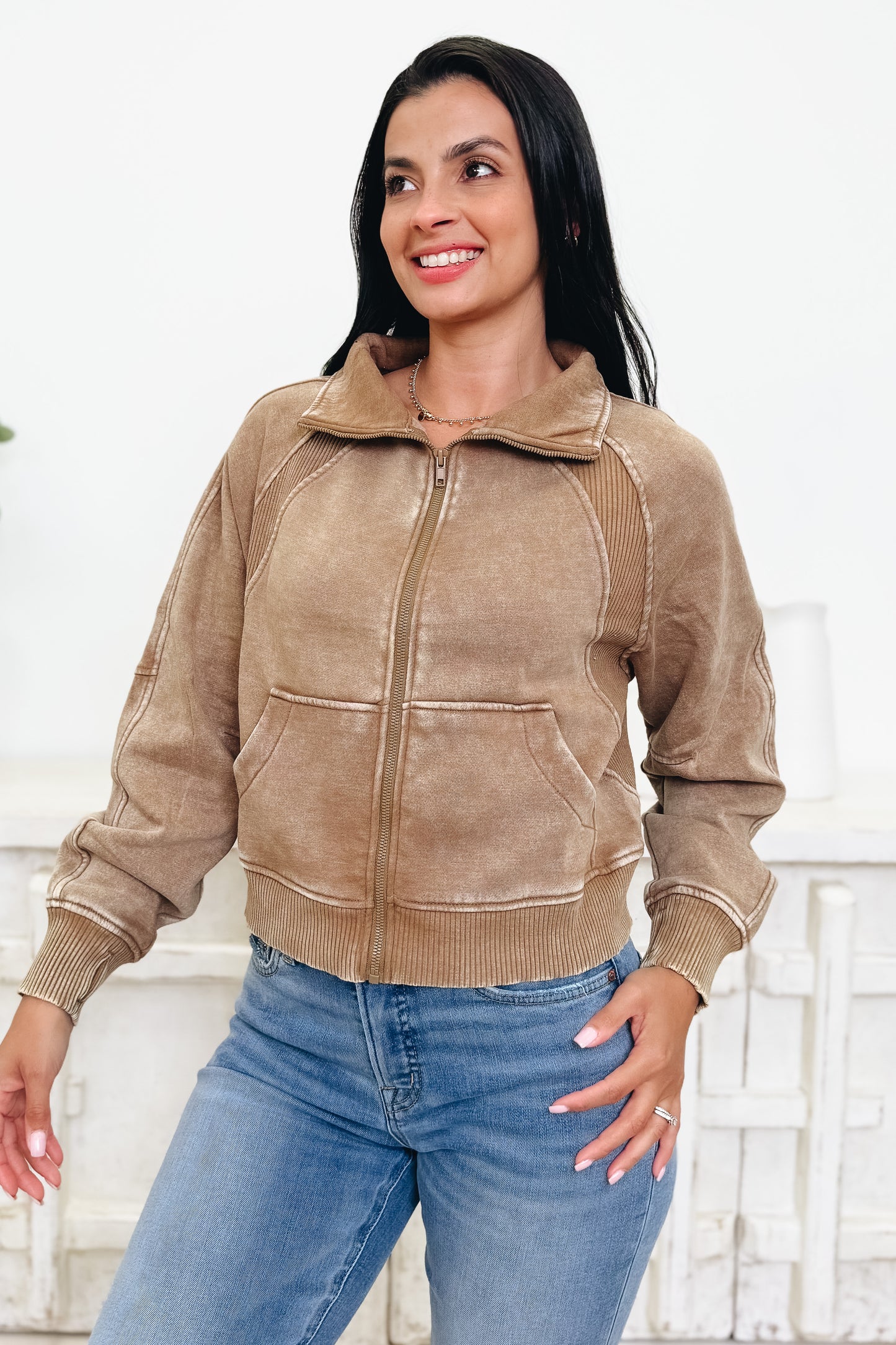 The Lou Zip Up Sweatshirt - 11 Colors!