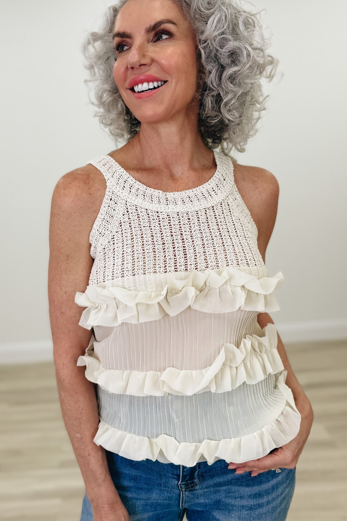 Keep Shining Crochet Top