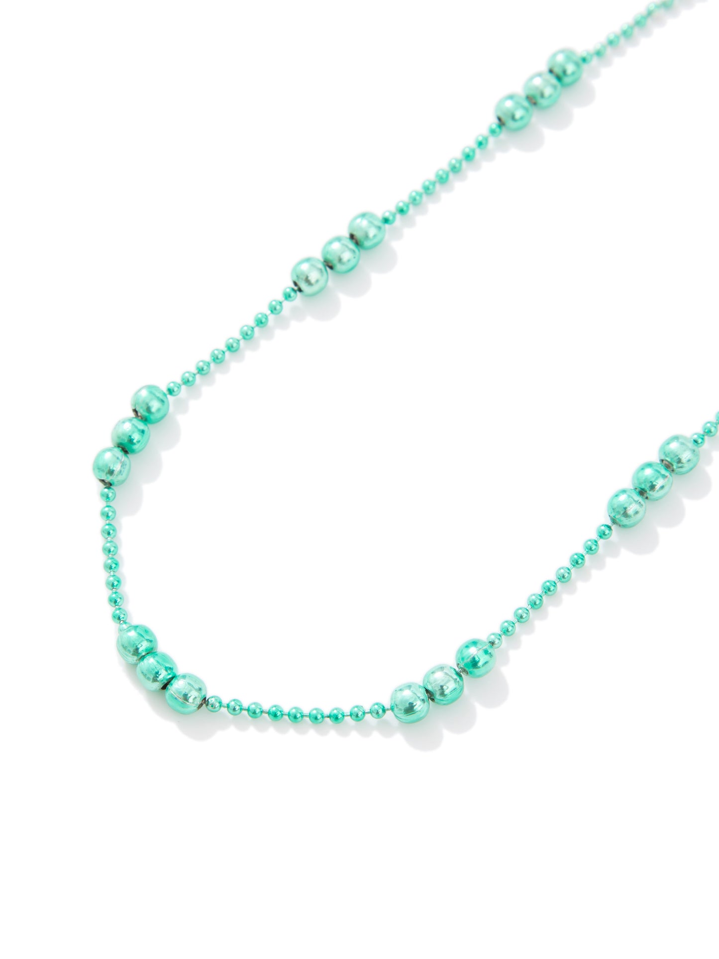 Goosebumps Necklace - Metallic Aquamarine