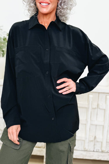 Business Savy Button Down Top - 2 Colors!