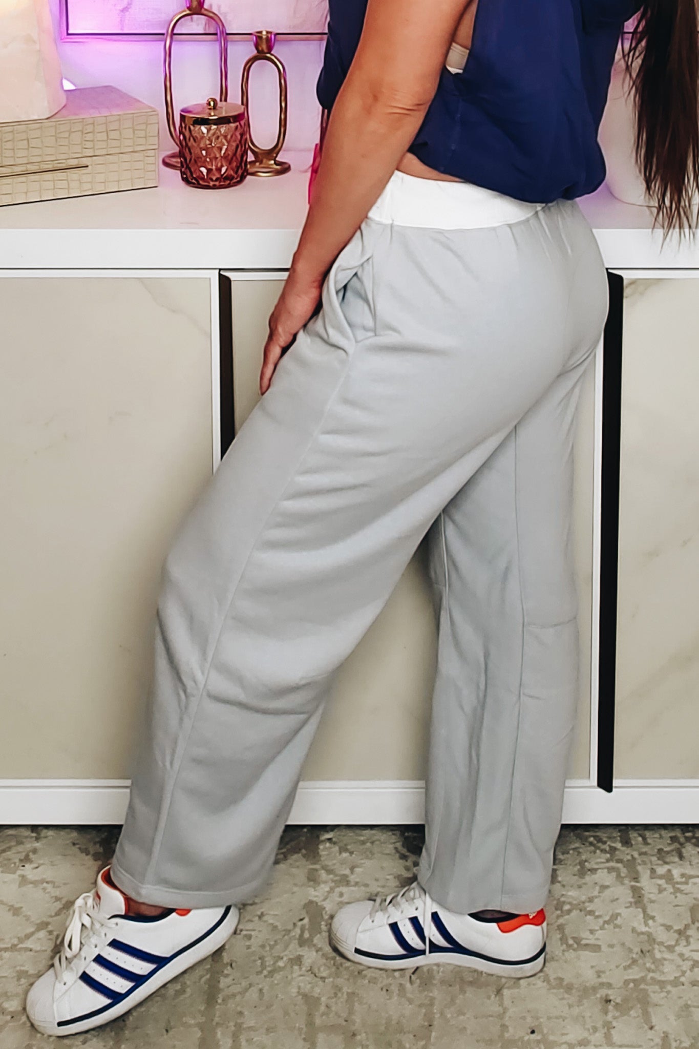 Believe You Me Sweatpants - Sky Blue