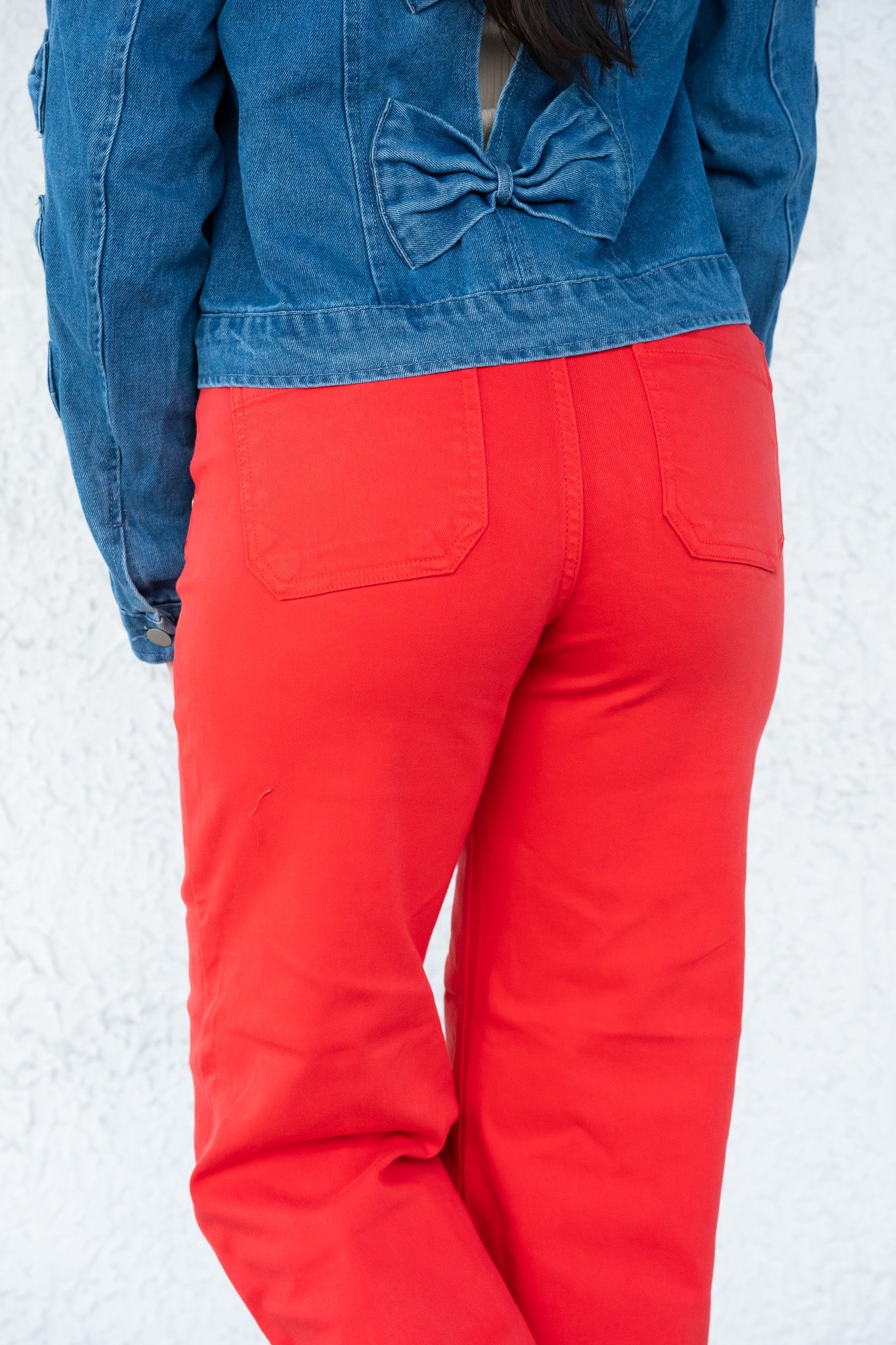 You're A Fireball By Risen - High Rise Tummy Control Wide Leg Pants - Fiesta