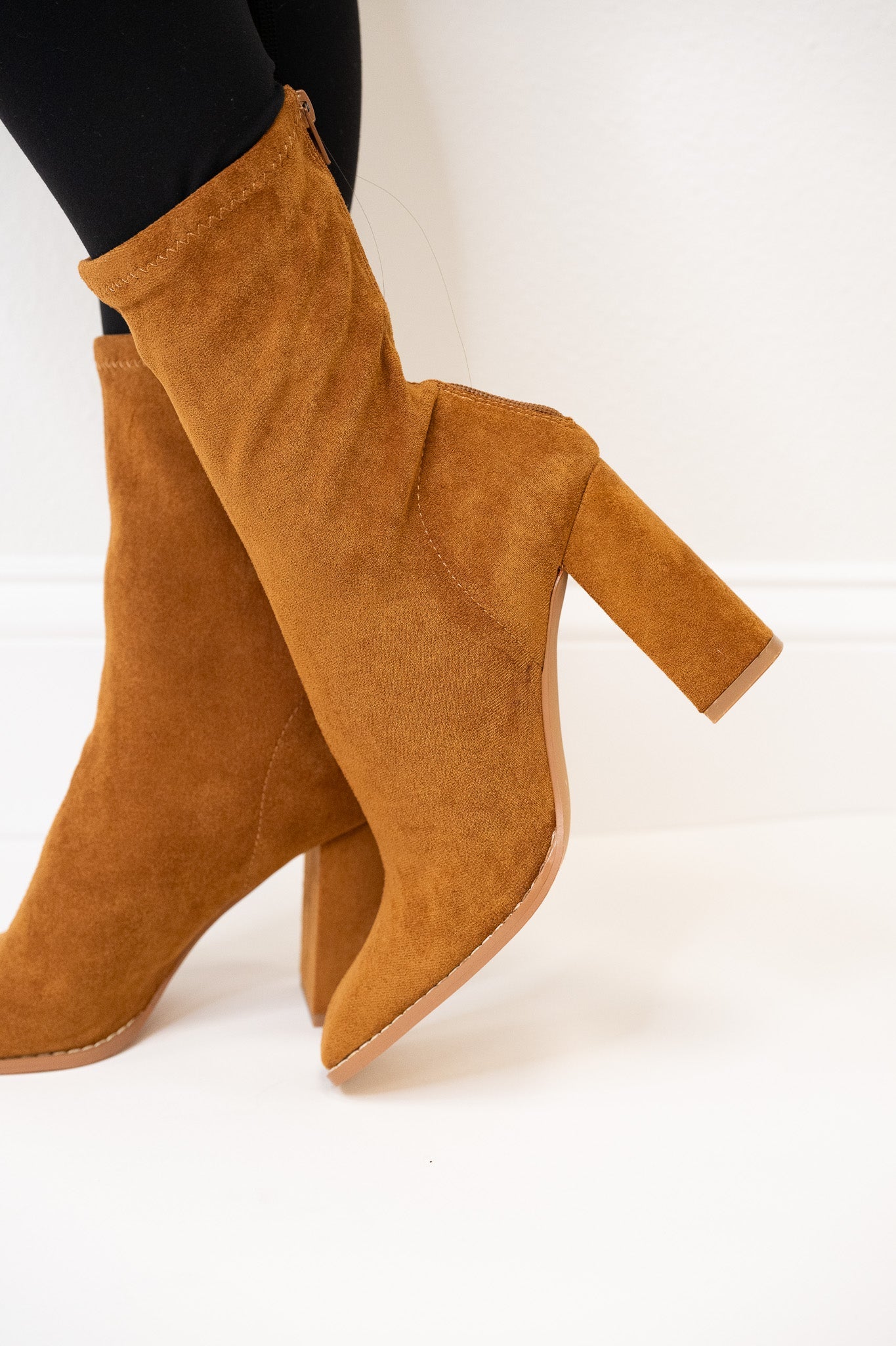 Camille Booties - Tan