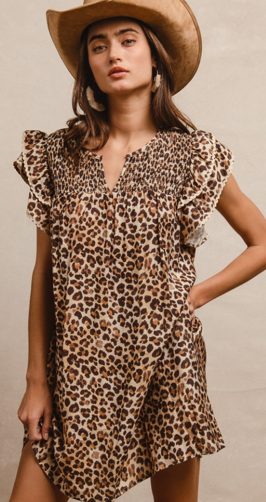 Keep It Coming Leopard Dress