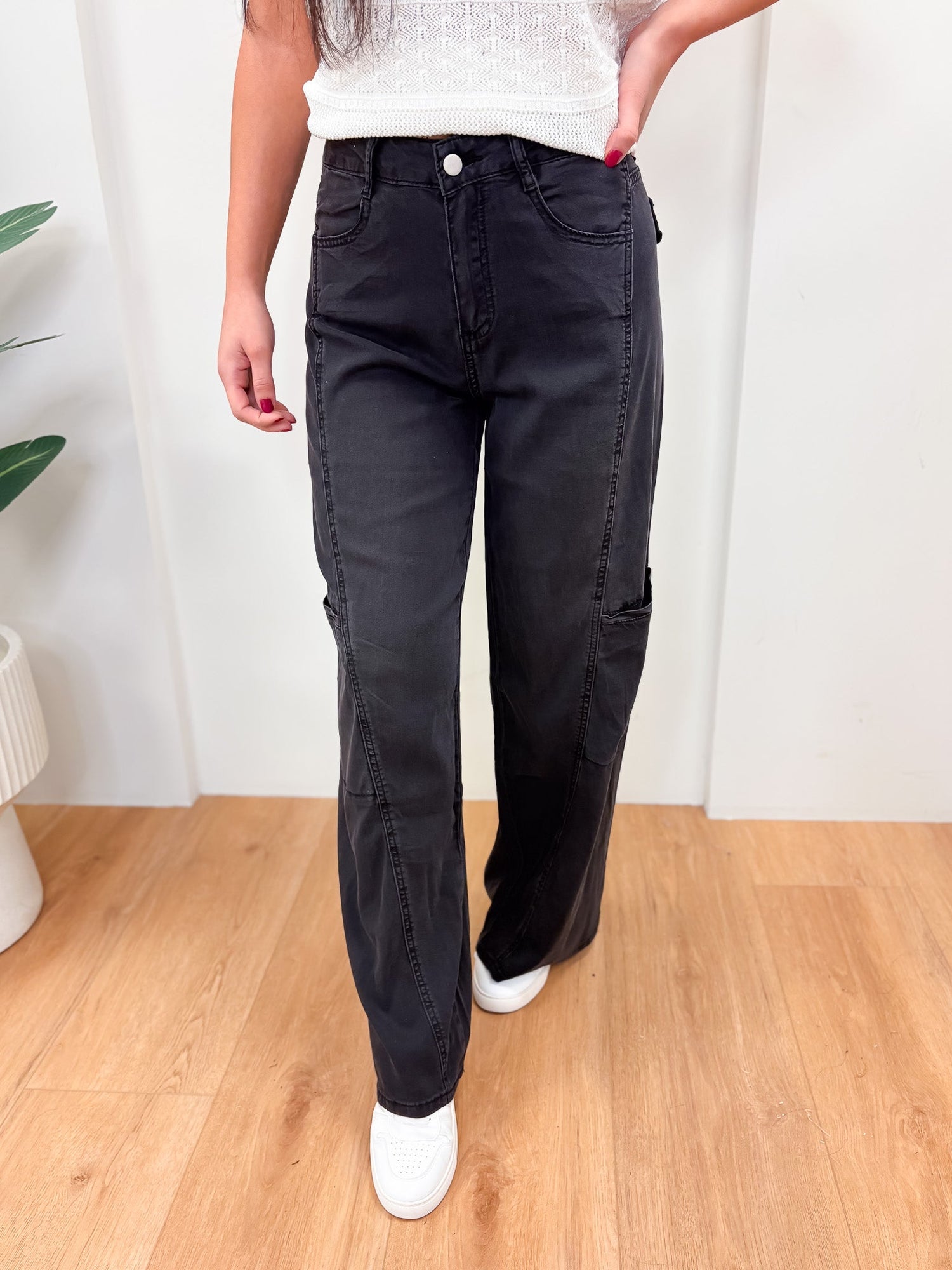 The Alyson Straight Pants - 2 Colors!