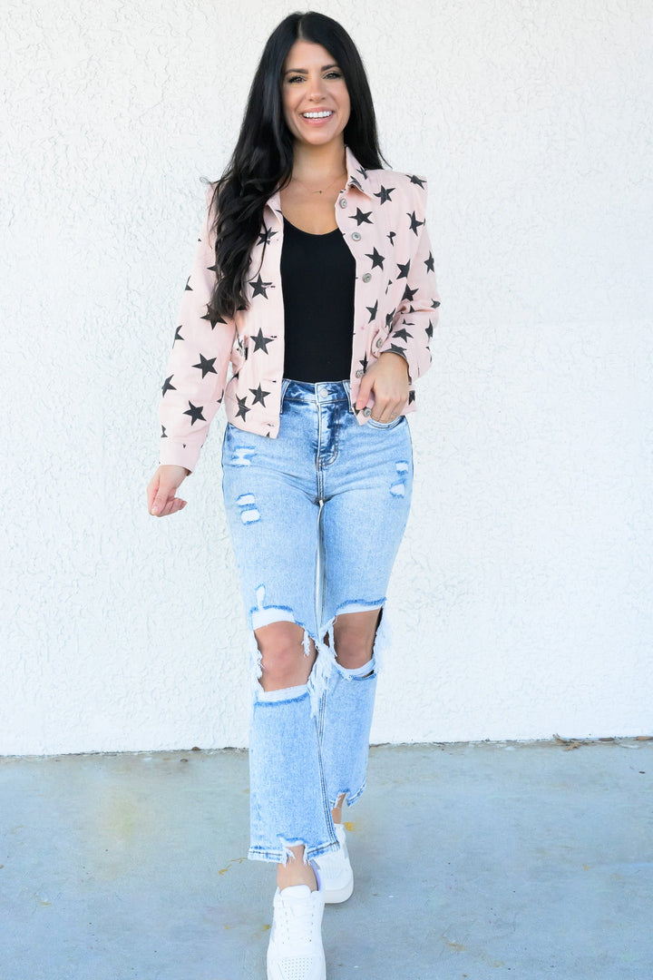 You Are Holy By Lovervet - High Rise Crop Straight Jeans