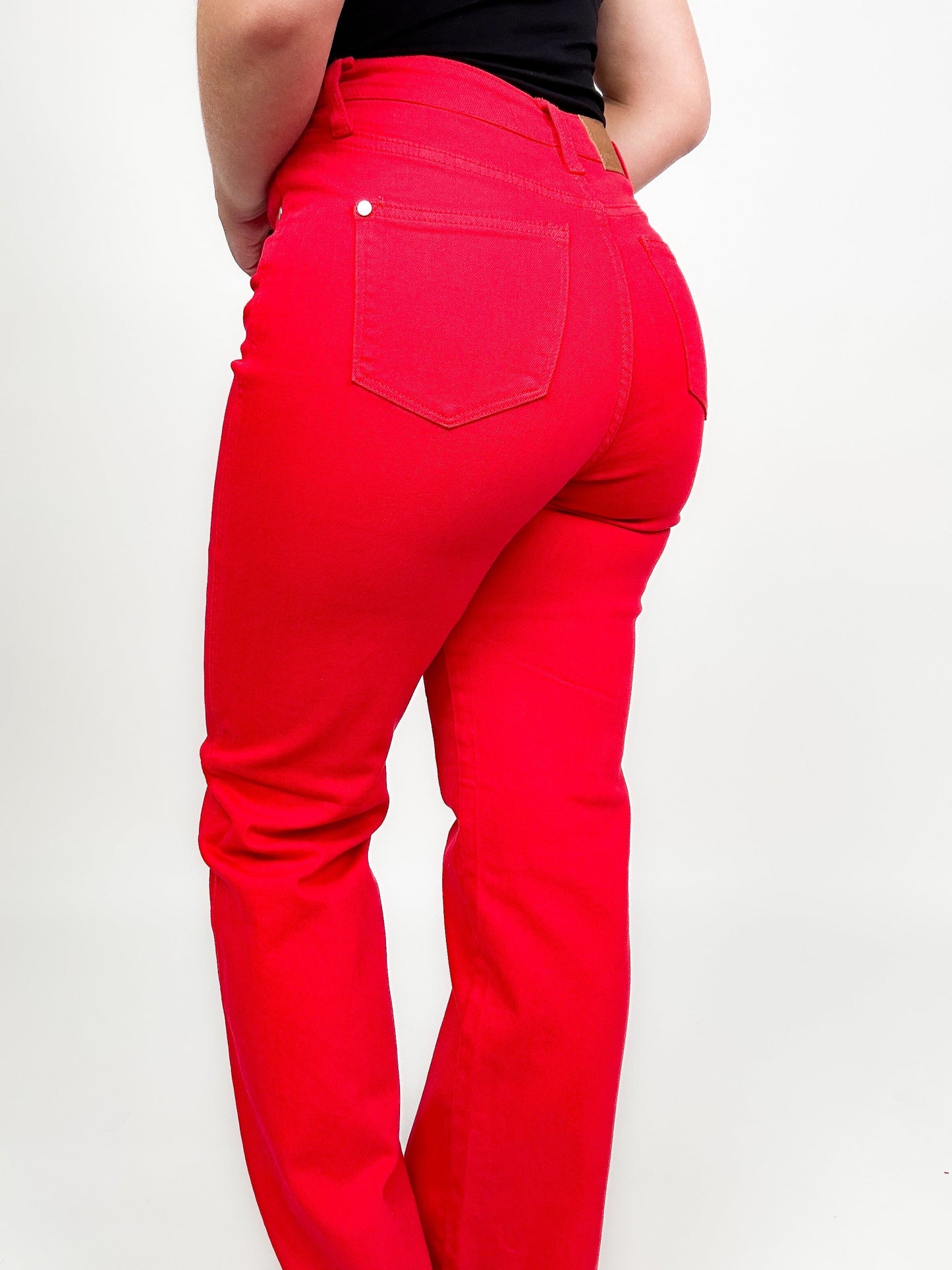 Judy Blue Red Hot Chili Peppers 90's Straight Jeans