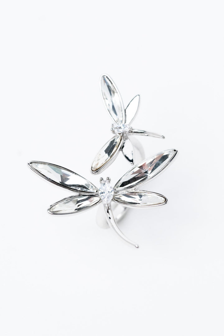 Fairy Dance Ring - Silver Clear