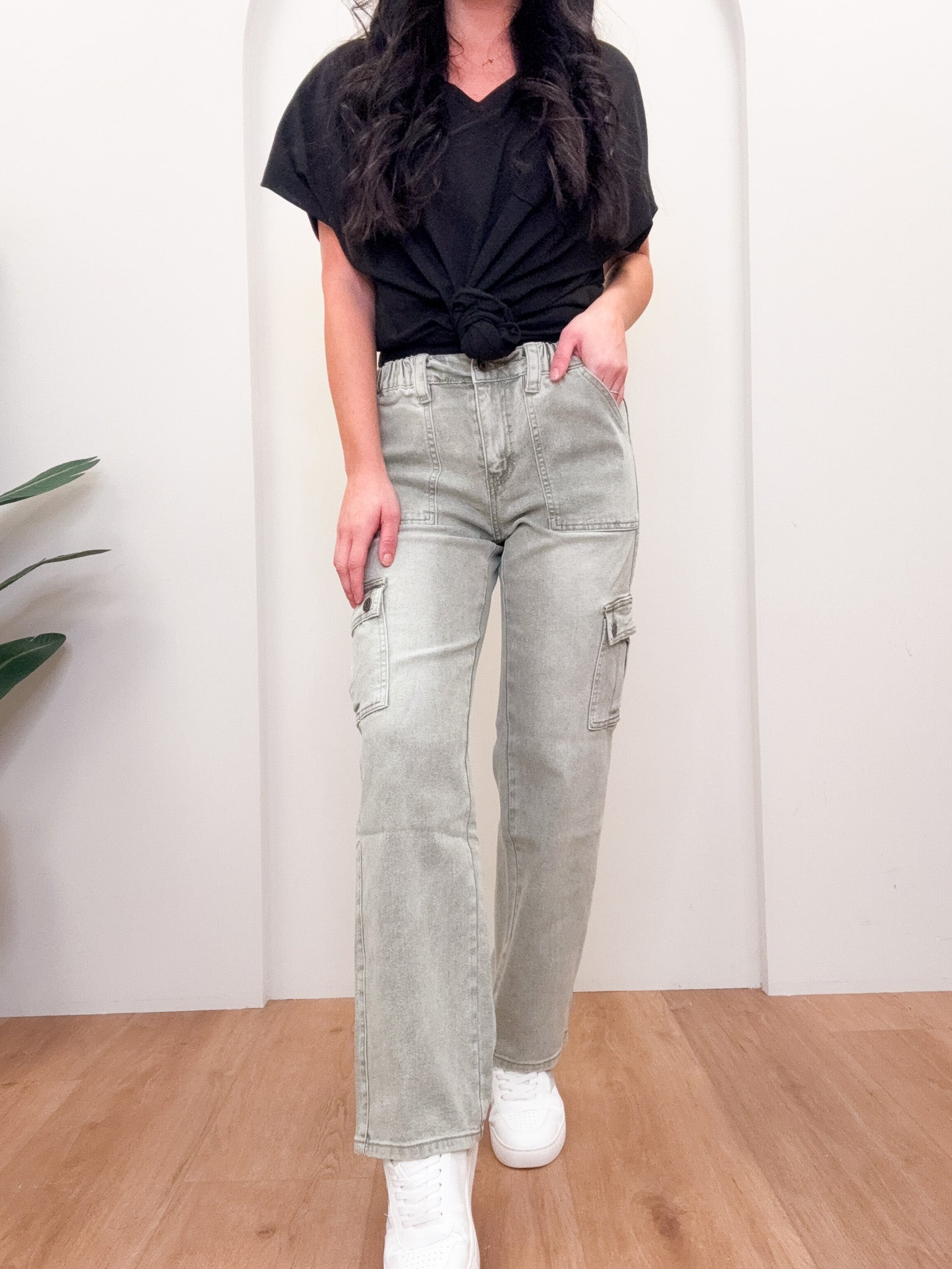 The Way You Make Me Feel Cargo Jeans - 8 Colors!