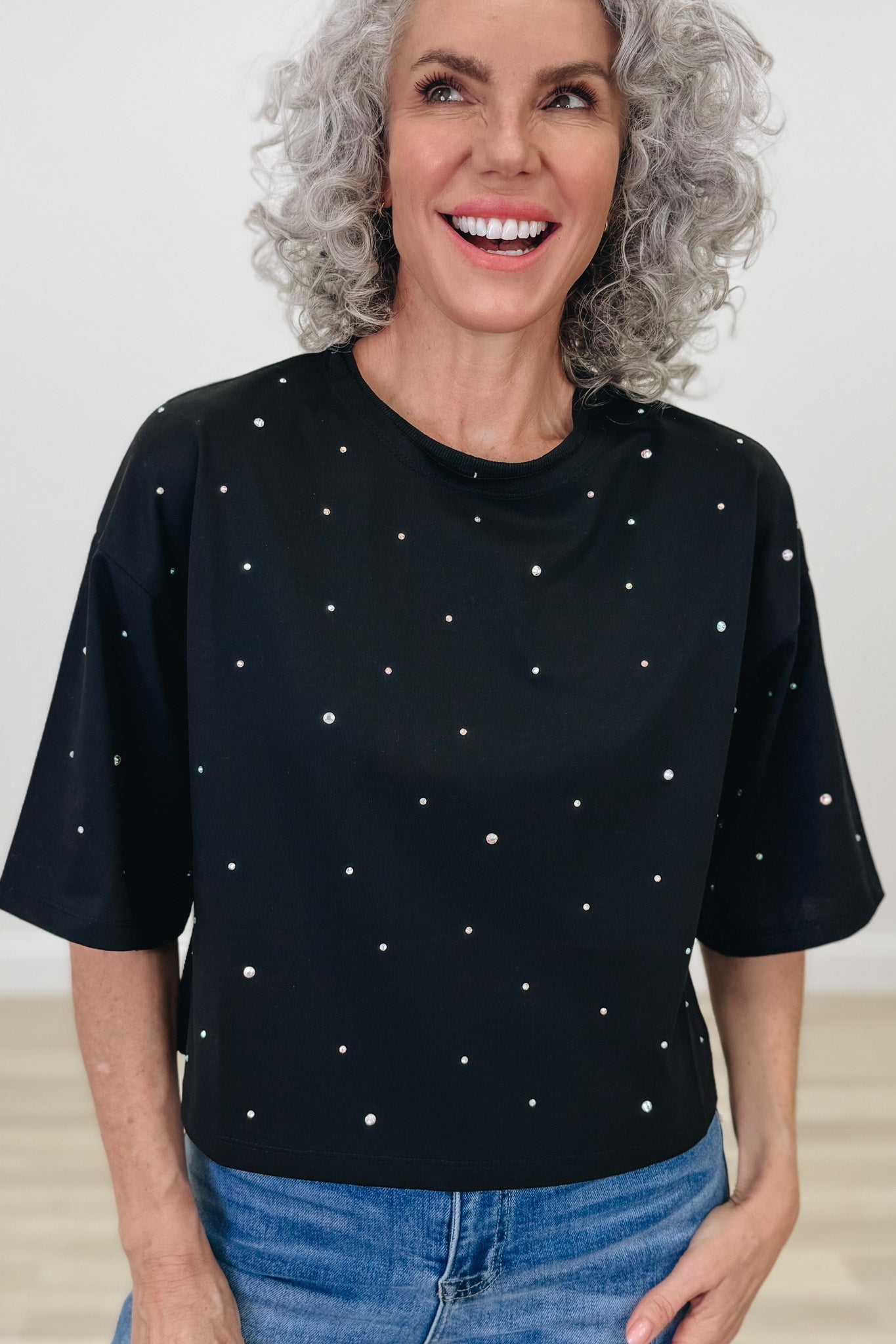 Gleam & Glam Top - 2 Colors!