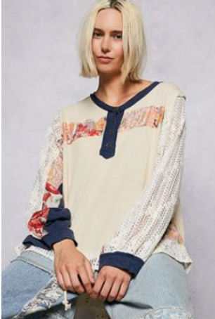 Floral Fizz Top - 2 Colors!