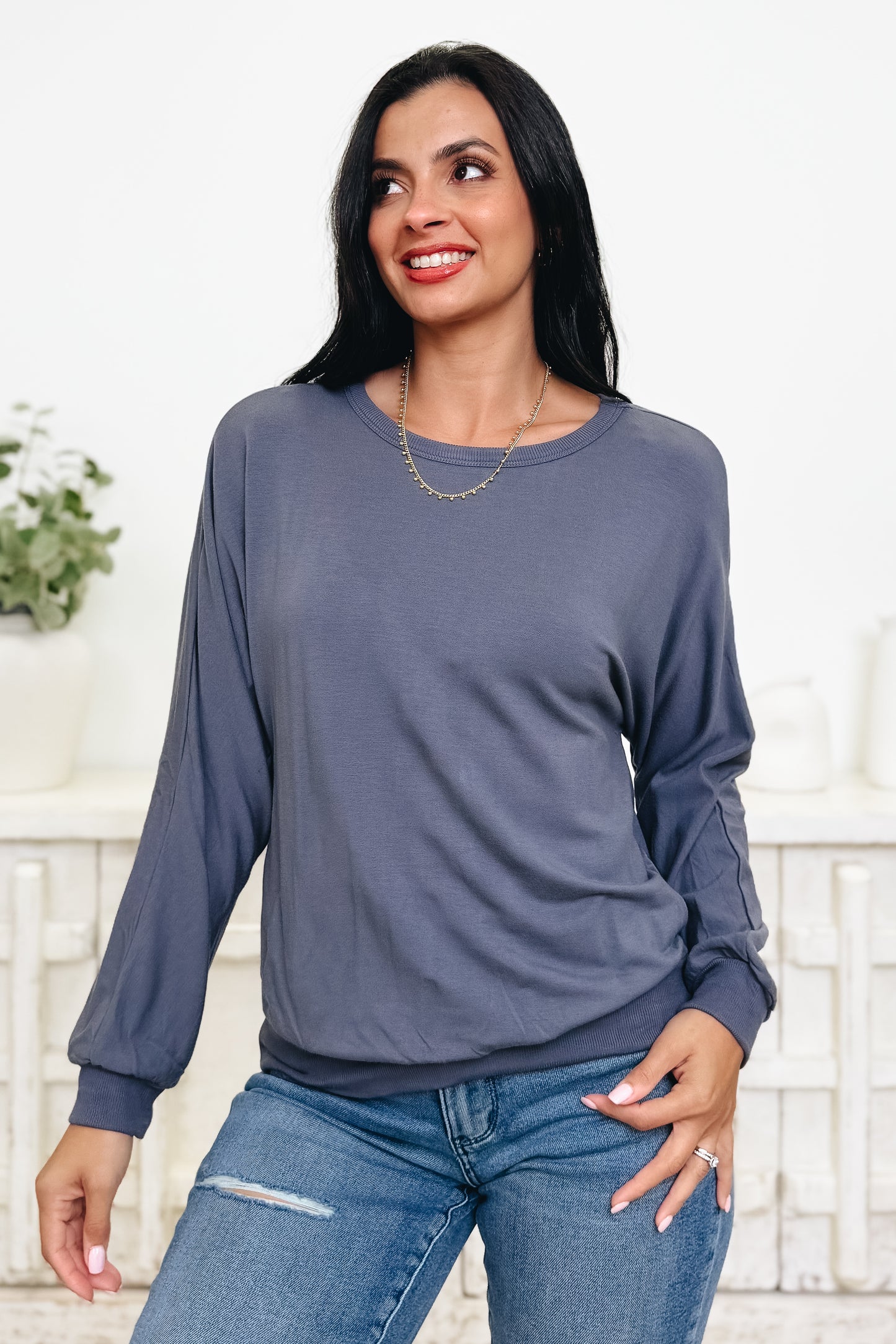 Back To Casual Top - 2 Colors!