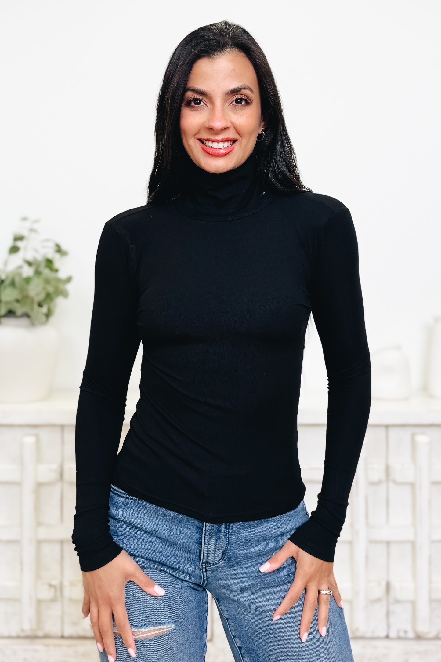 Cloud Nine Turtleneck Top - 4 Colors!