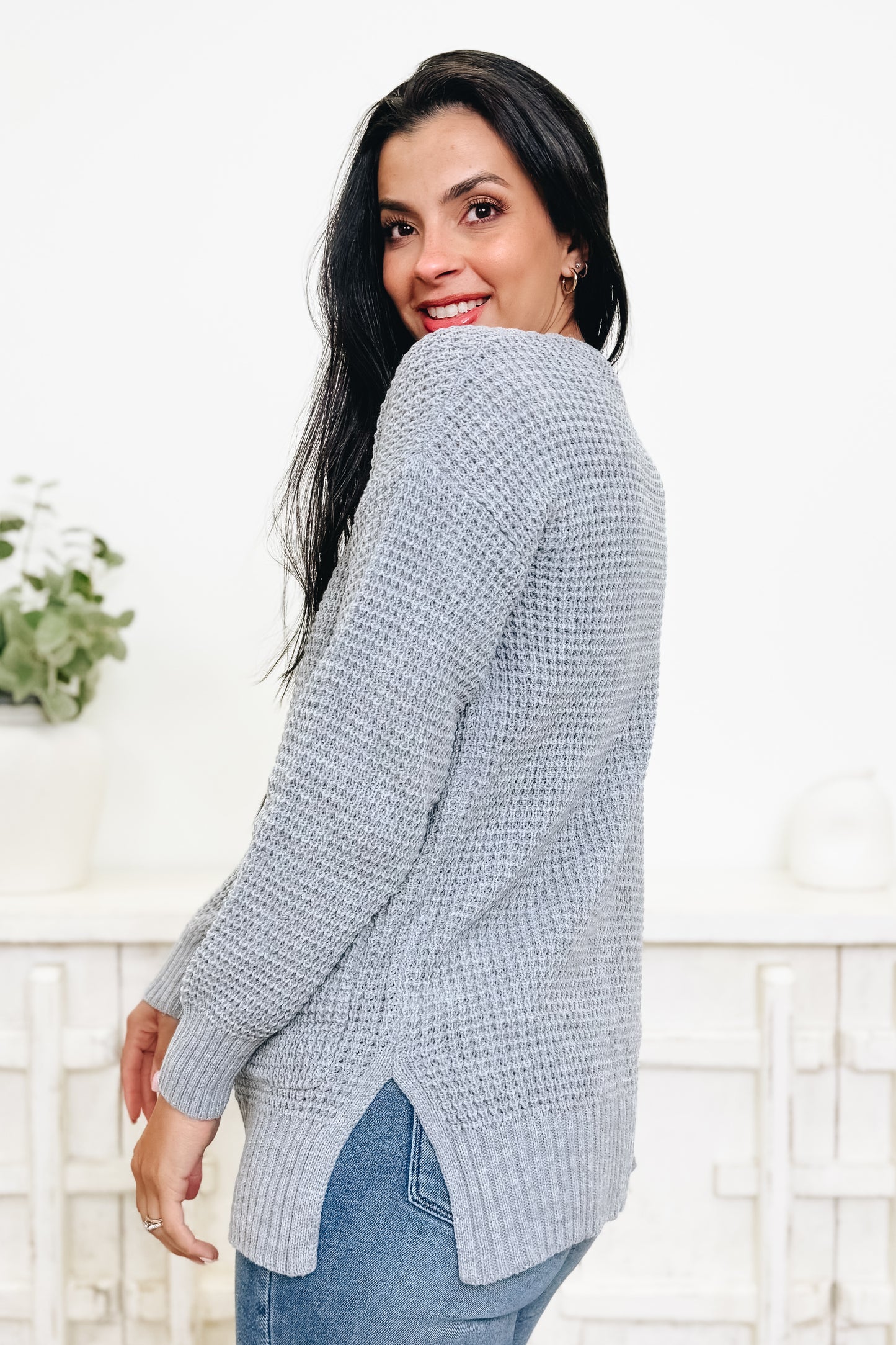 Easy Breezy Waffle Knit Sweater Cardigan - 6 Colors!