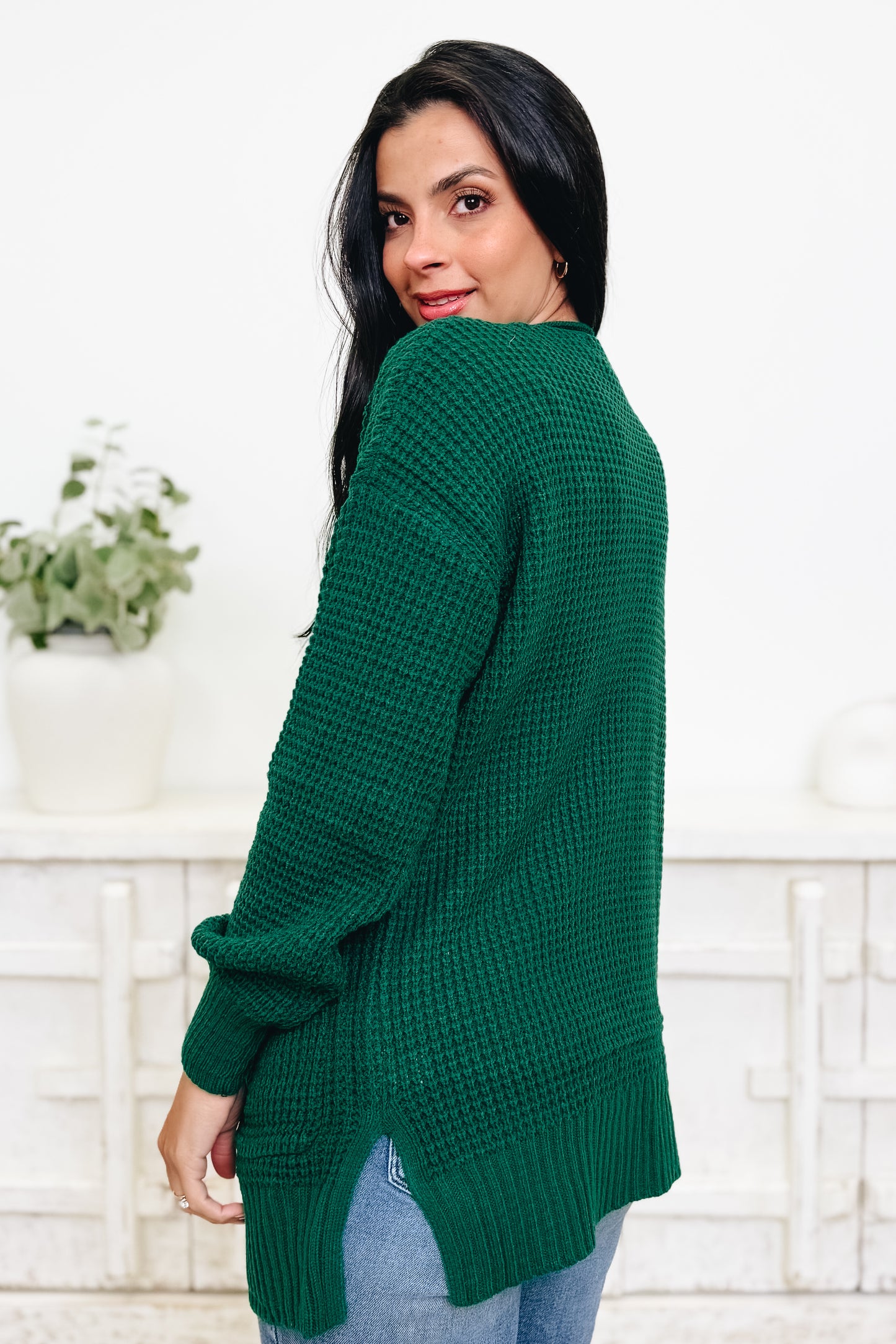 Easy Breezy Waffle Knit Sweater Cardigan - 6 Colors!