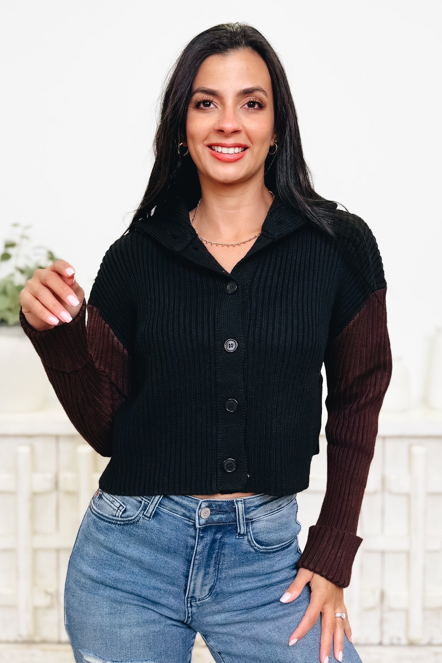 Uptown Sweater Cardigan - 2 Colors!