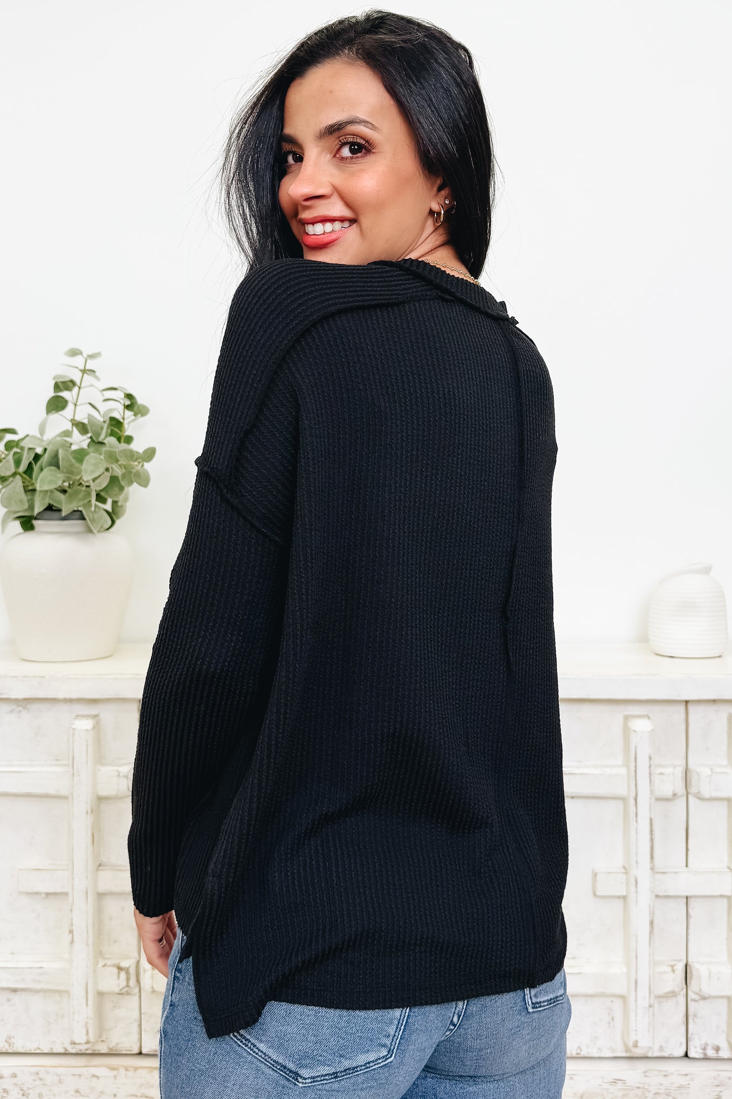 Coffee Run Ribbed Top - 10 Colors!