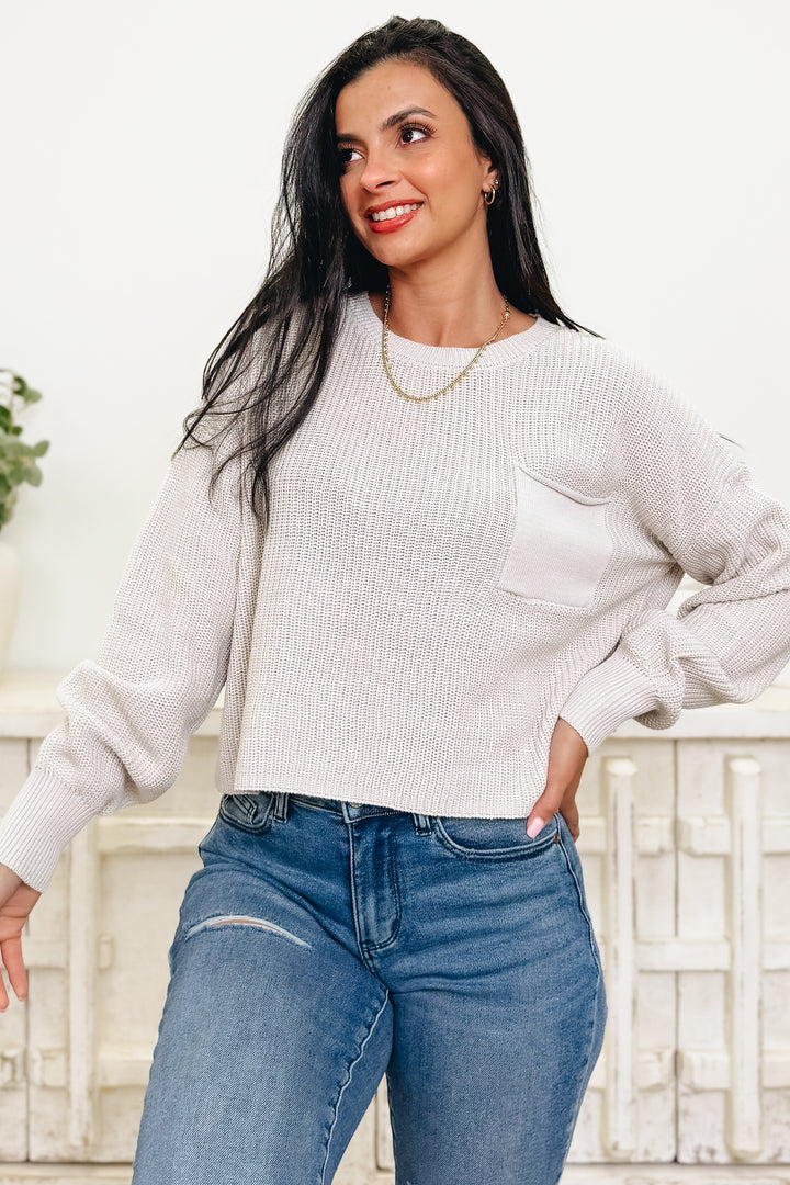 Down For A Good Time Sweater Top - 3 Colors!