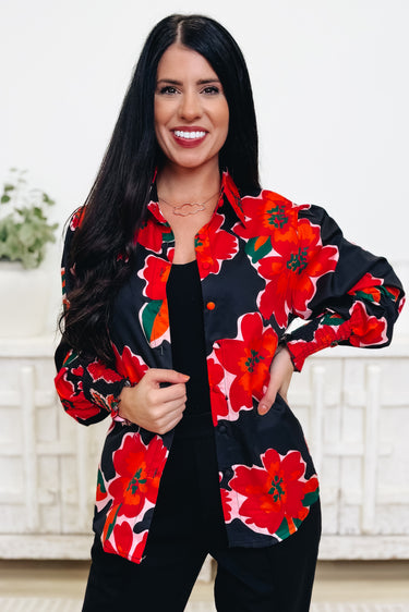 Big Love Floral Top - 4 Colors!