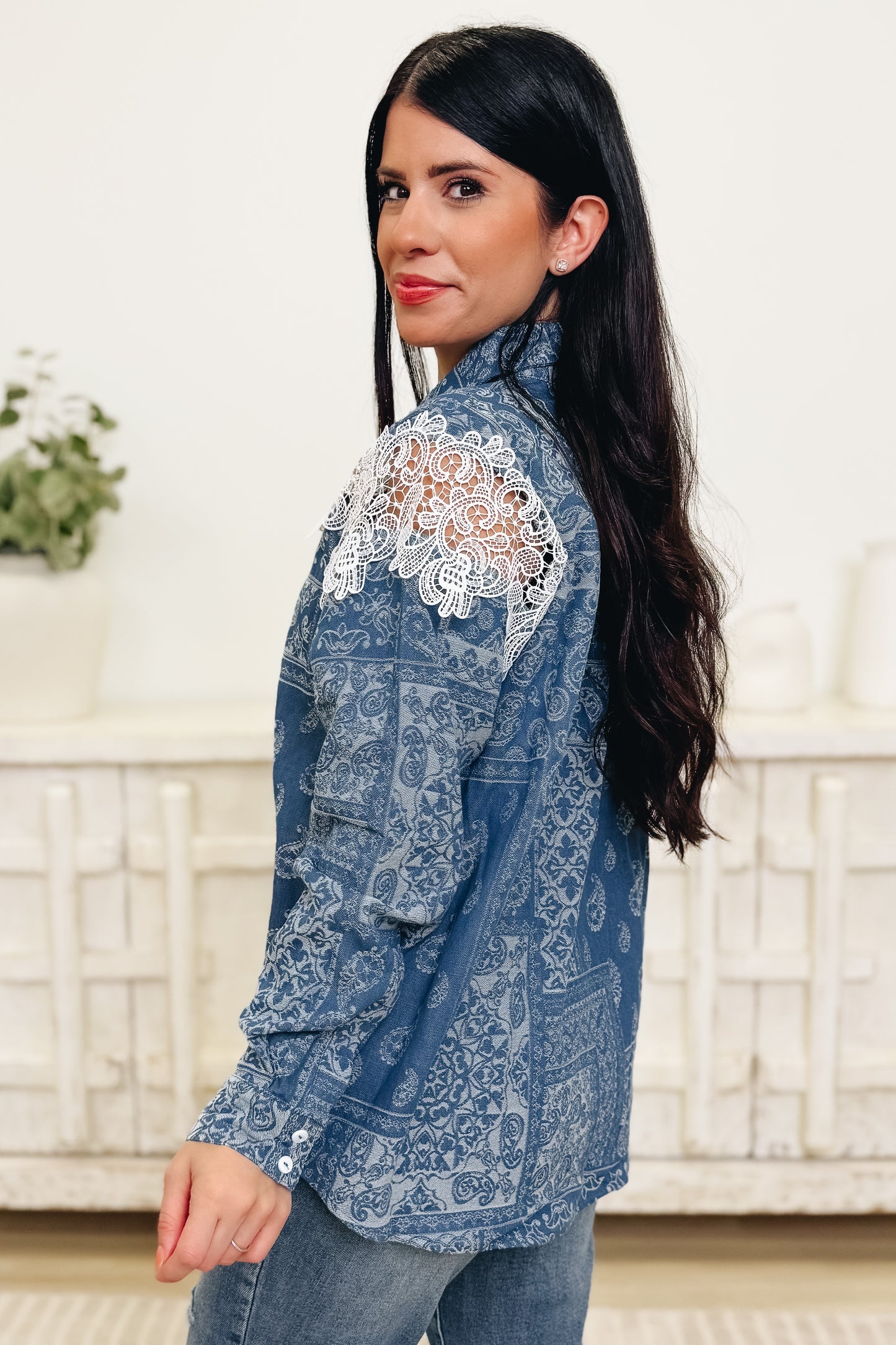 As You See It Button Down Top