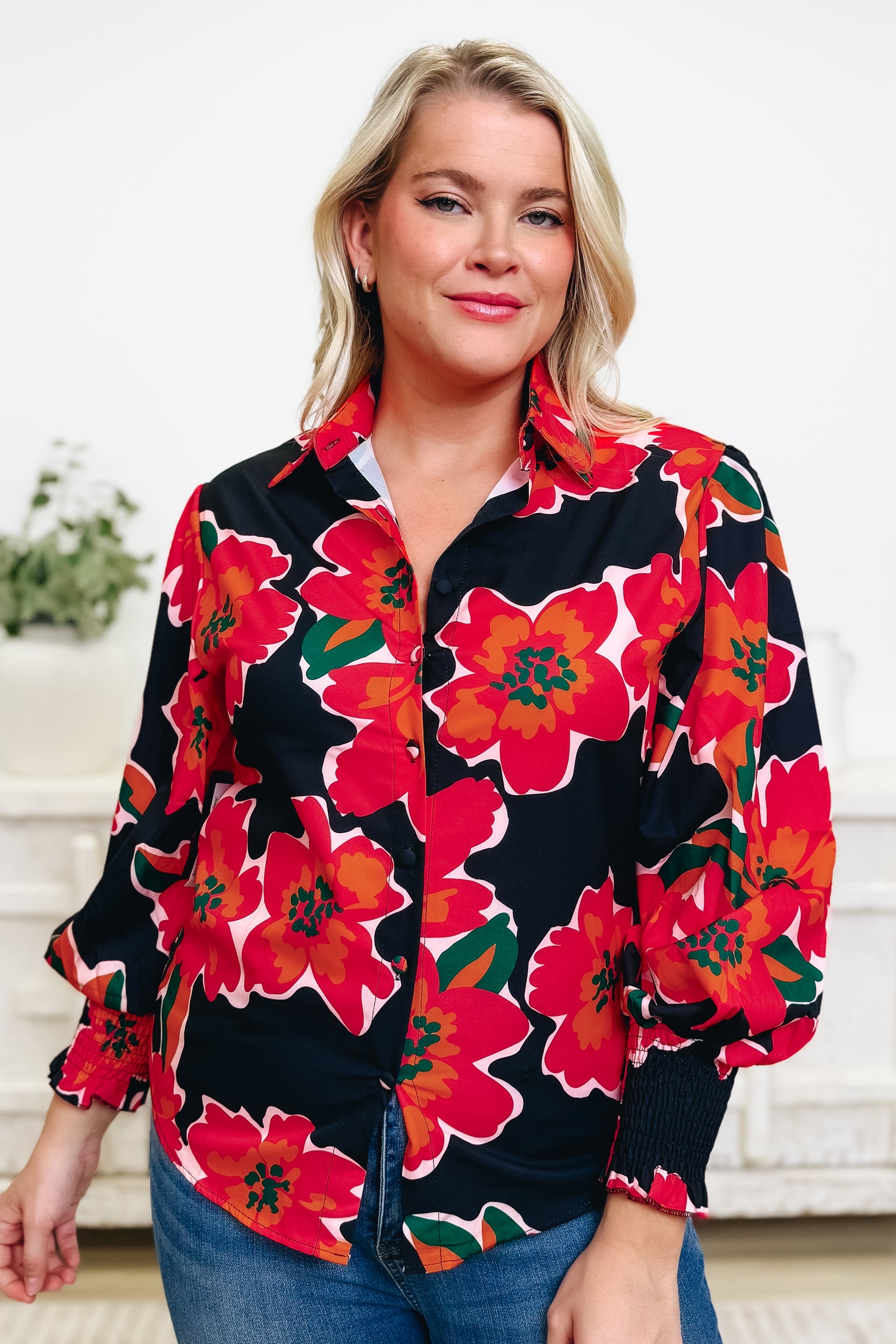 Big Love Floral Top - 4 Colors!