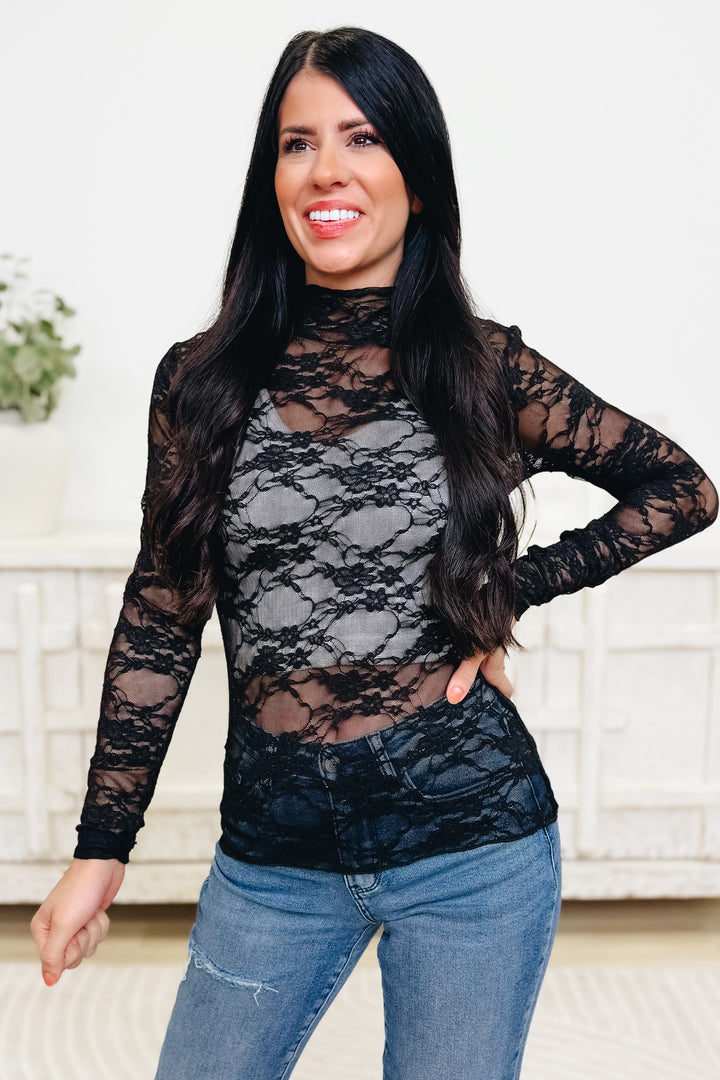 Charming Intricacies Floral Top - 4 Colors!