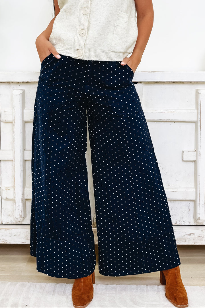 Dot & Dash Ruffle Lace Pants - 2 Colors!
