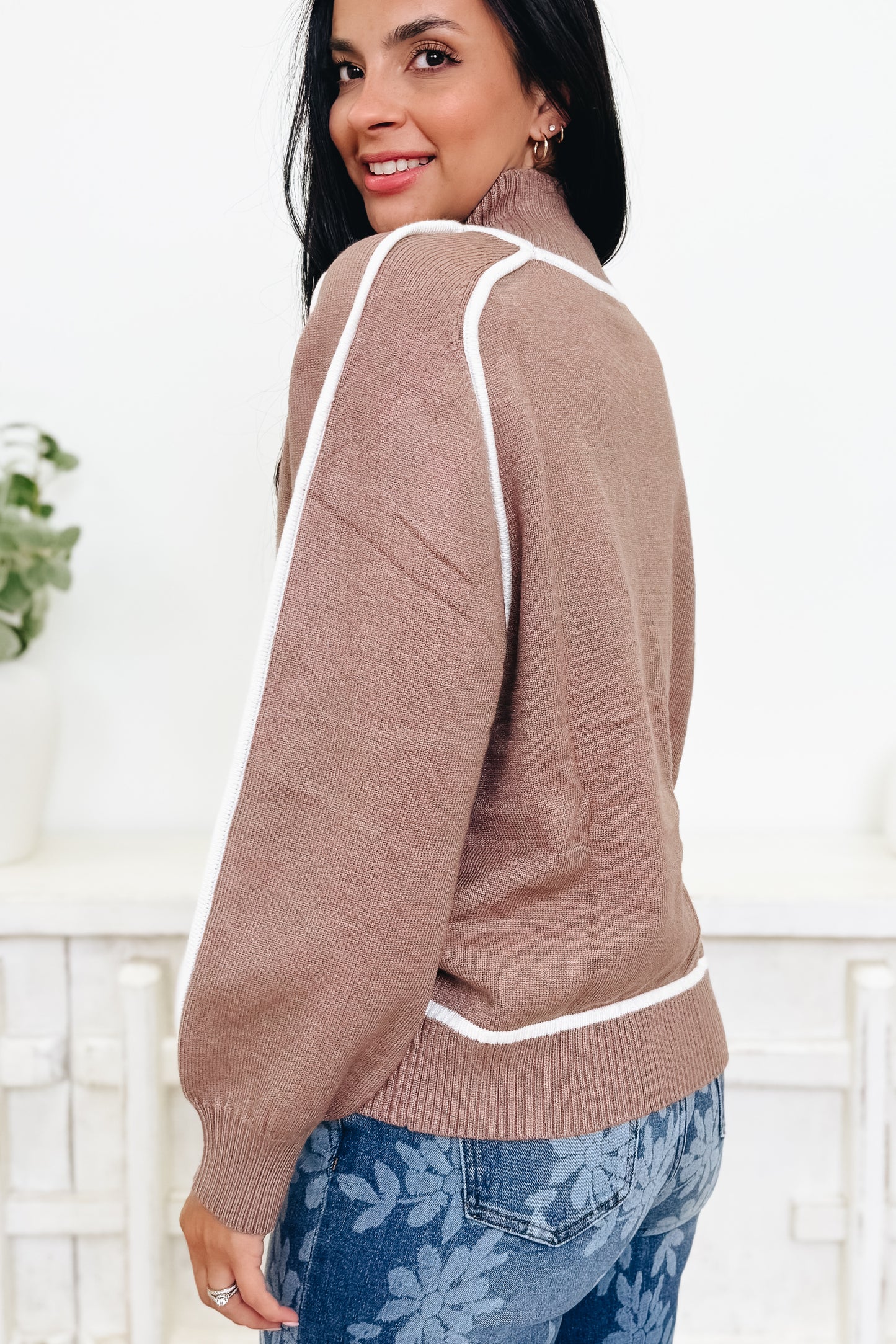 Borderline Cozy Sweater Top - 2 Colors!