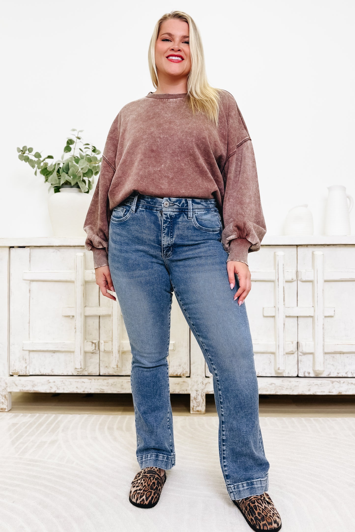 The Gina By Lovervet - High Rise Tummy Control Bootcut Jeans