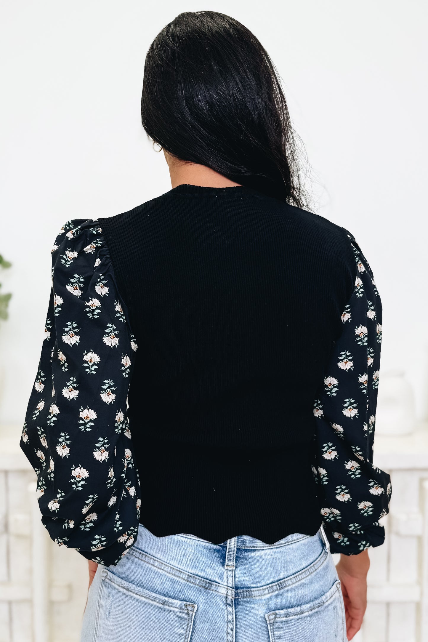 Fields Of Dreams Floral Sweater Top - 2 Colors!