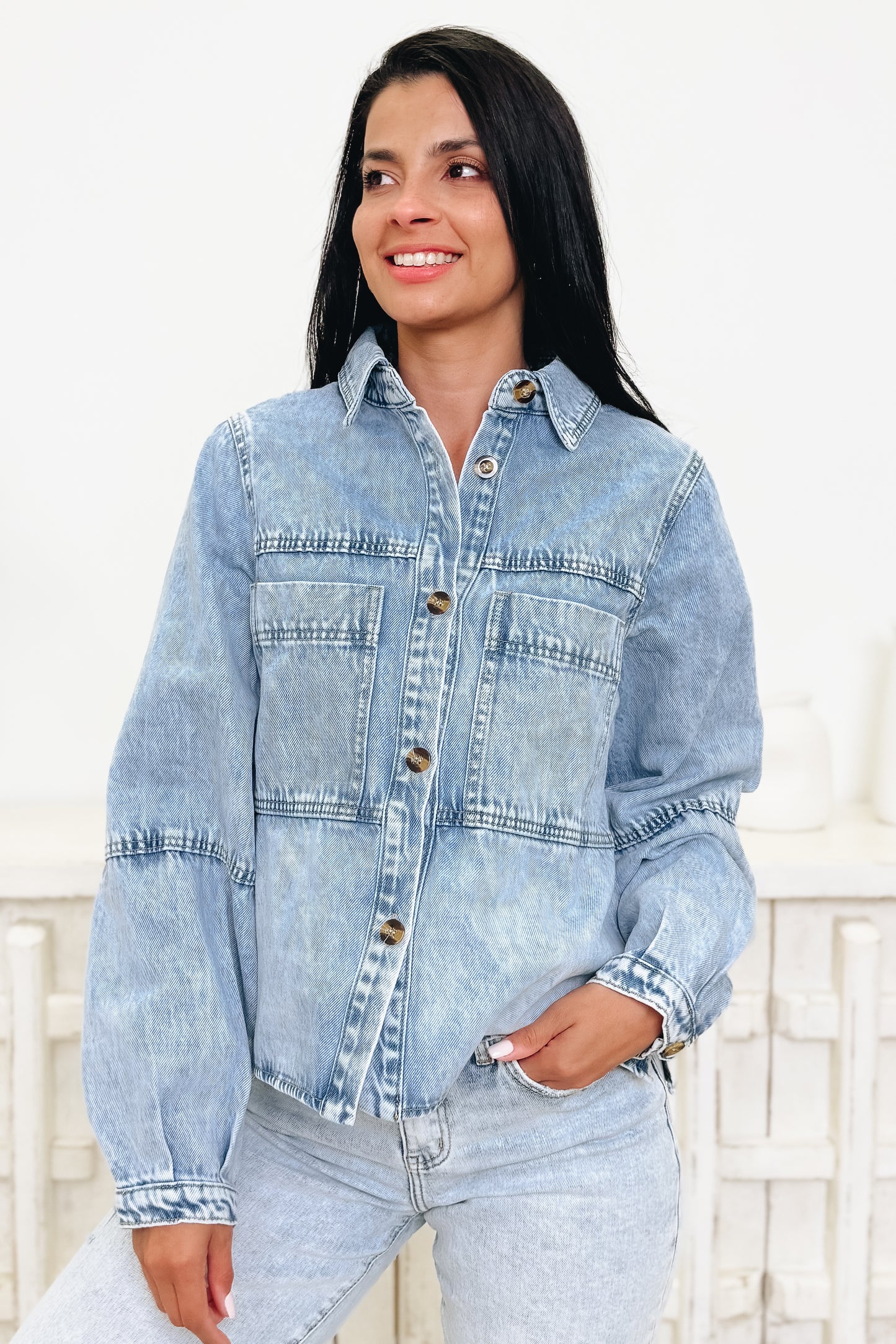 All In On It Denim Jacket