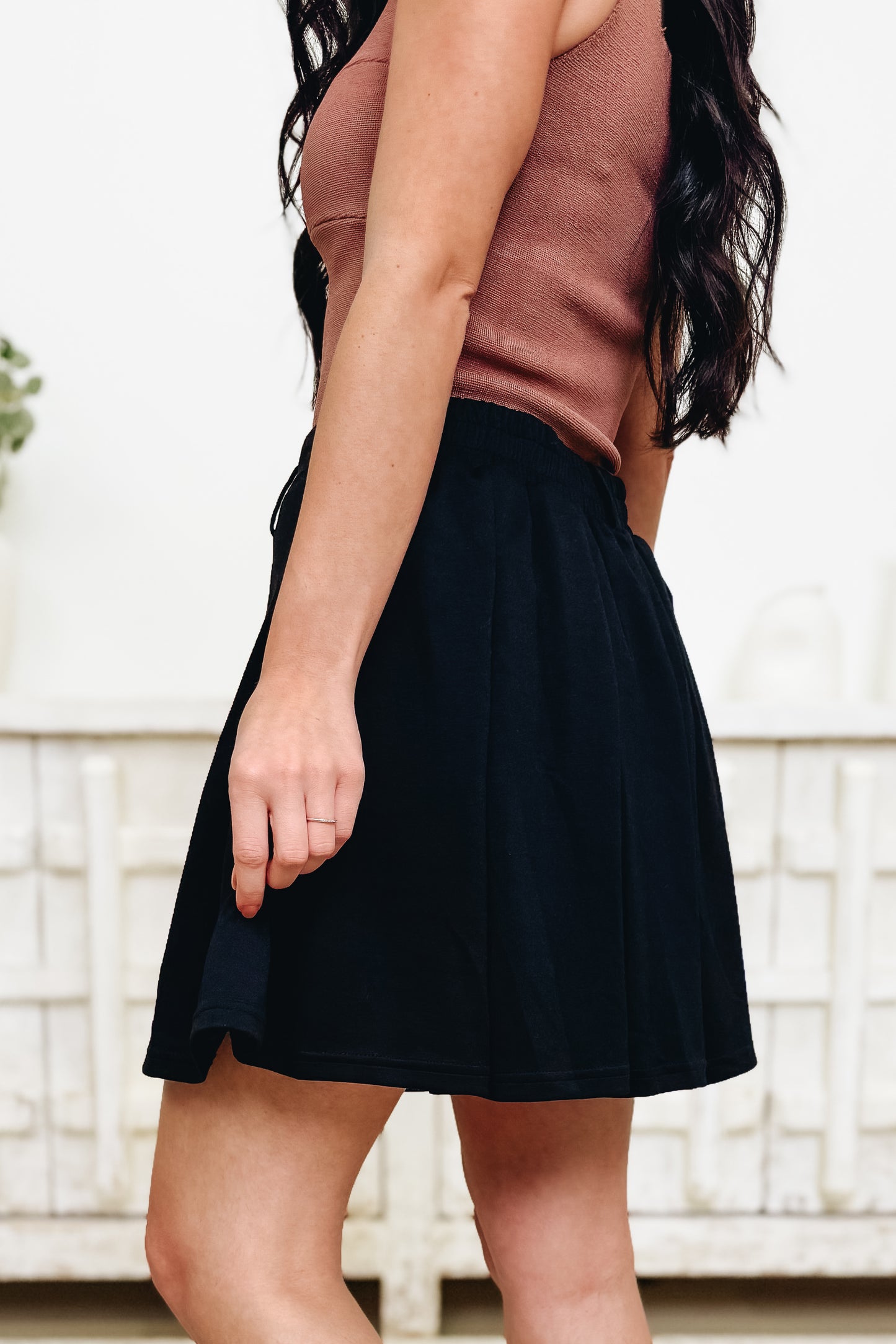 The Ripple Effect Pleated Skort