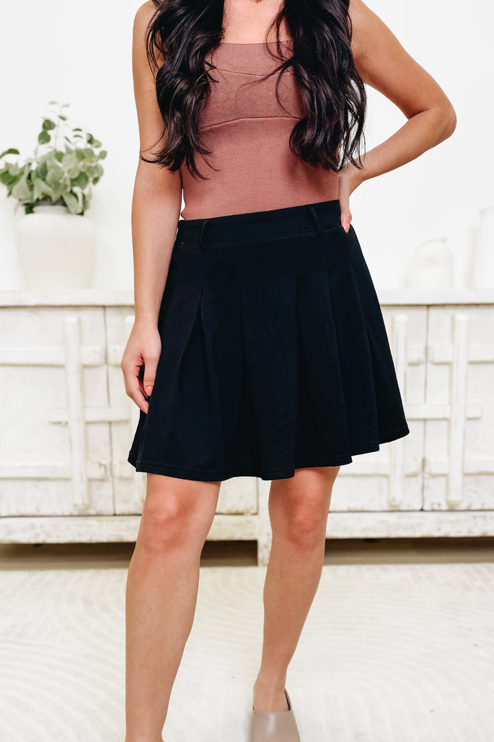 The Ripple Effect Pleated Skort