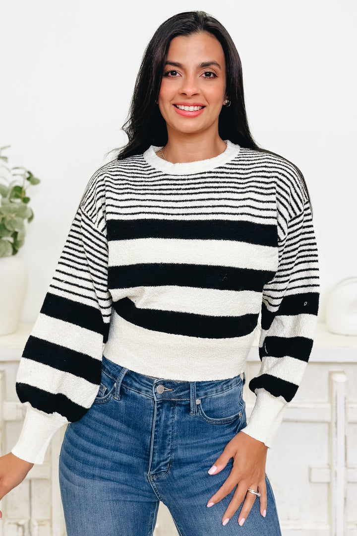 Get It While You Got It Striped Sweater