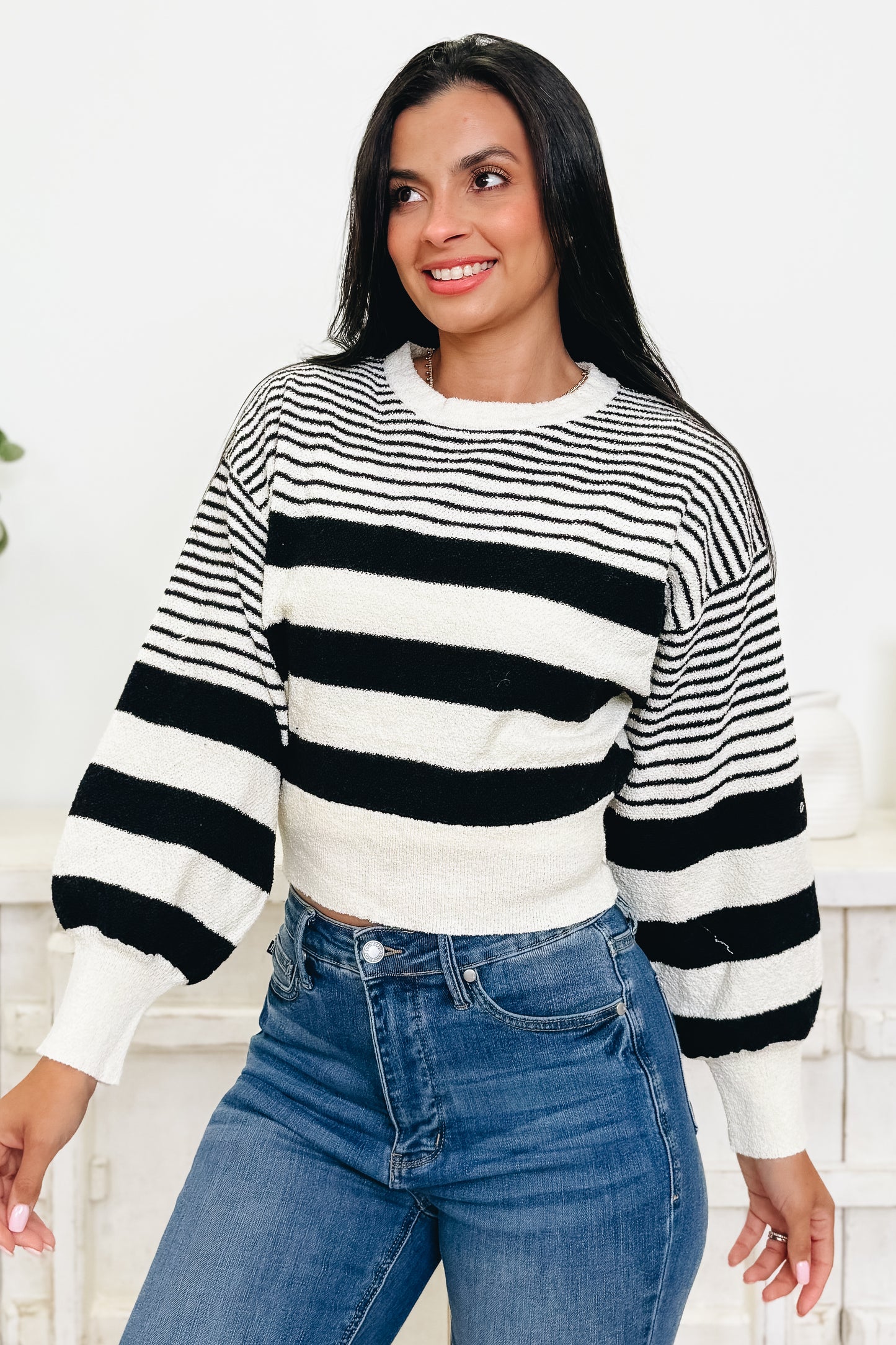 Get It While You Got It Striped Sweater