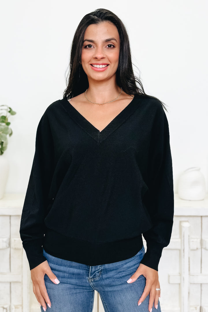 The Comfort In Knowing You Sweater Top - 2 Colors!