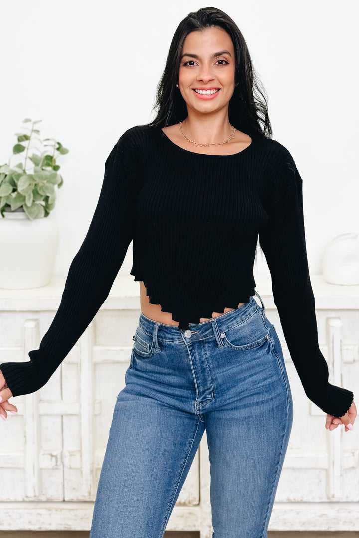 Leaps Of Faith Crop Sweater Top - 9 Colors!