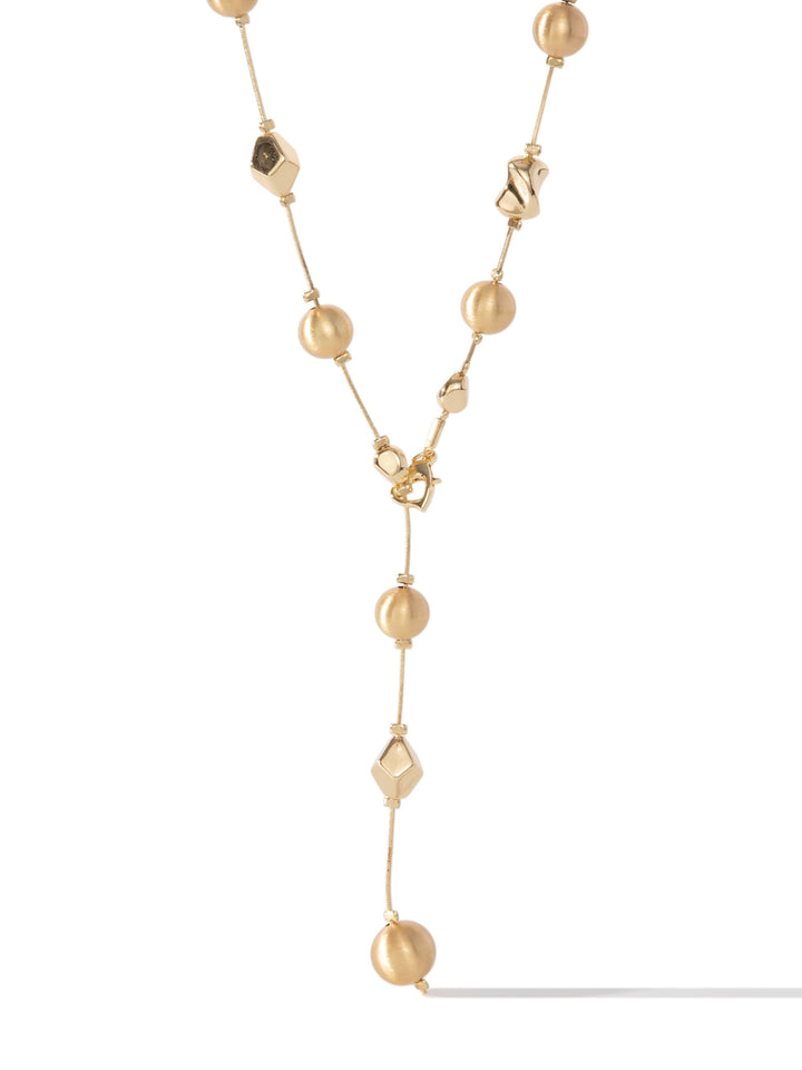 Cece Necklace - Matte Gold